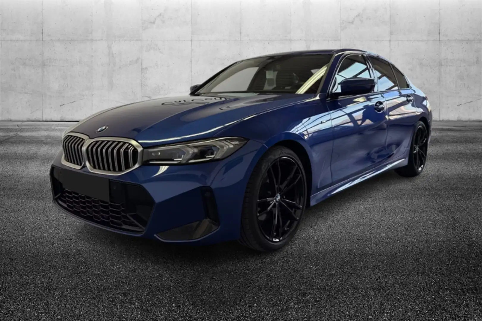 BMW 320 i Msport Bleu - 1