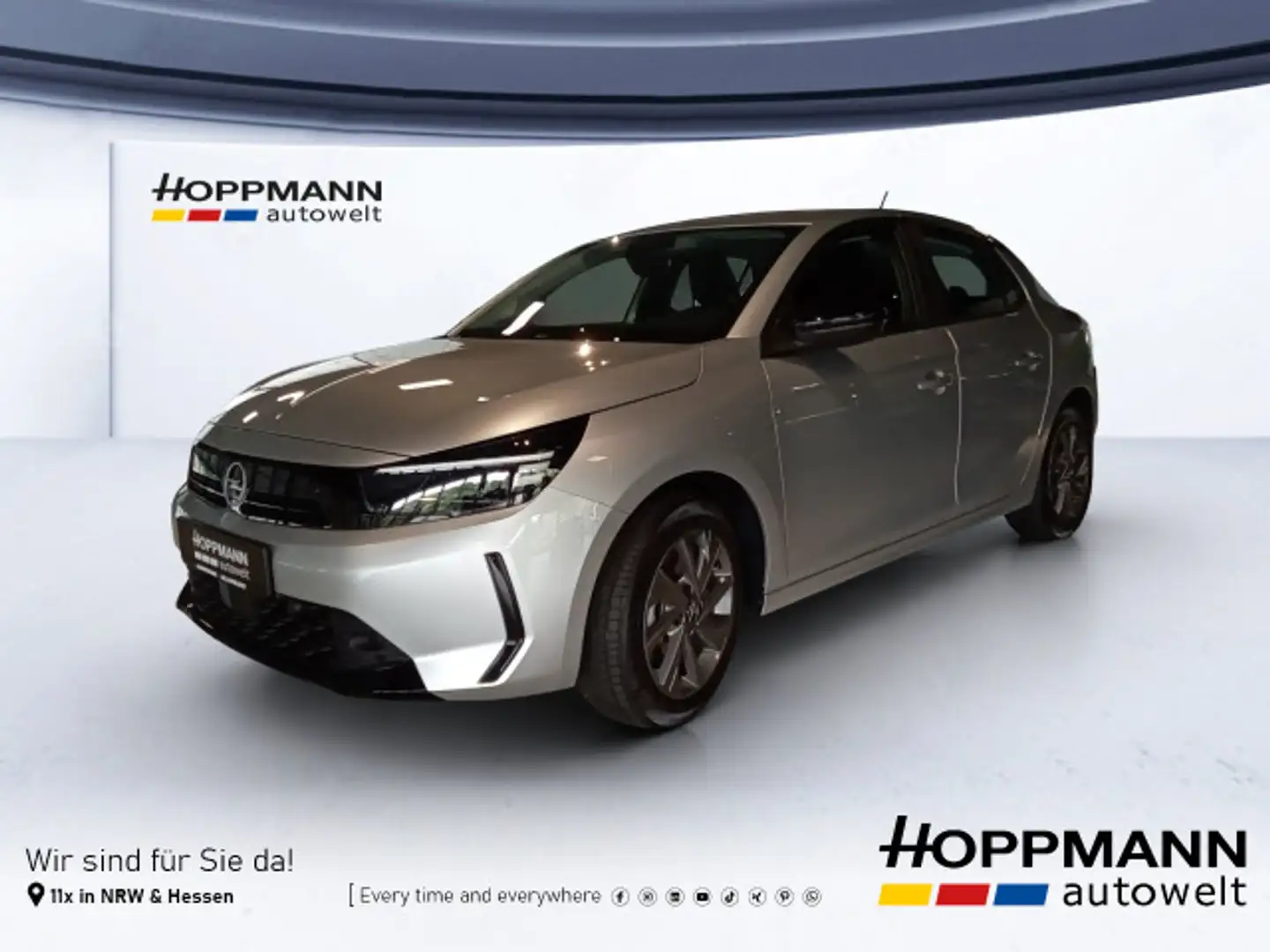 Opel Corsa F edtiion, Klima, Sitzheizung, Lenkradheiz Silber - 1