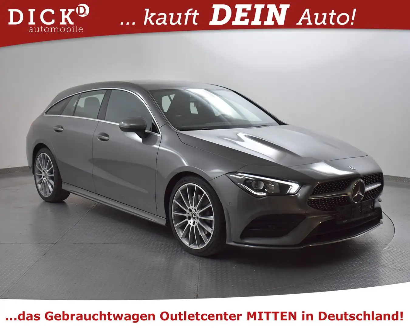 Mercedes-Benz CLA 220 CLA220d SB 8G 2X AMG Line WIDESC+NAVI+LED+SHZ+19 Grau - 1
