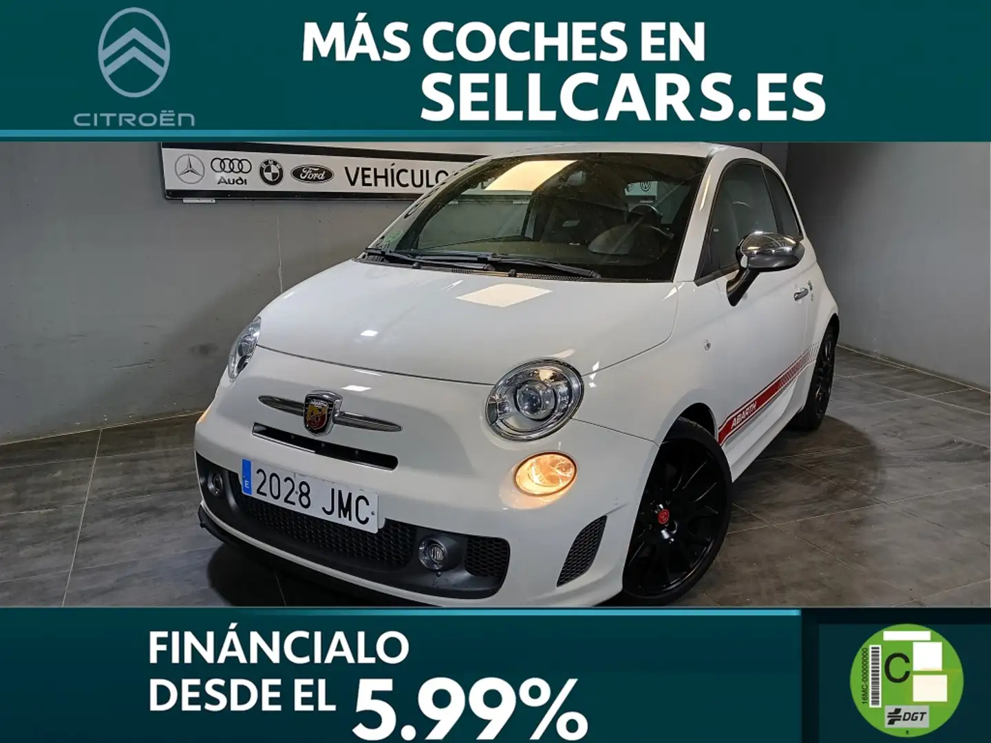 Abarth 595 1.4T JET COMPETIZIONE AUT. 132KW Blanco - 1