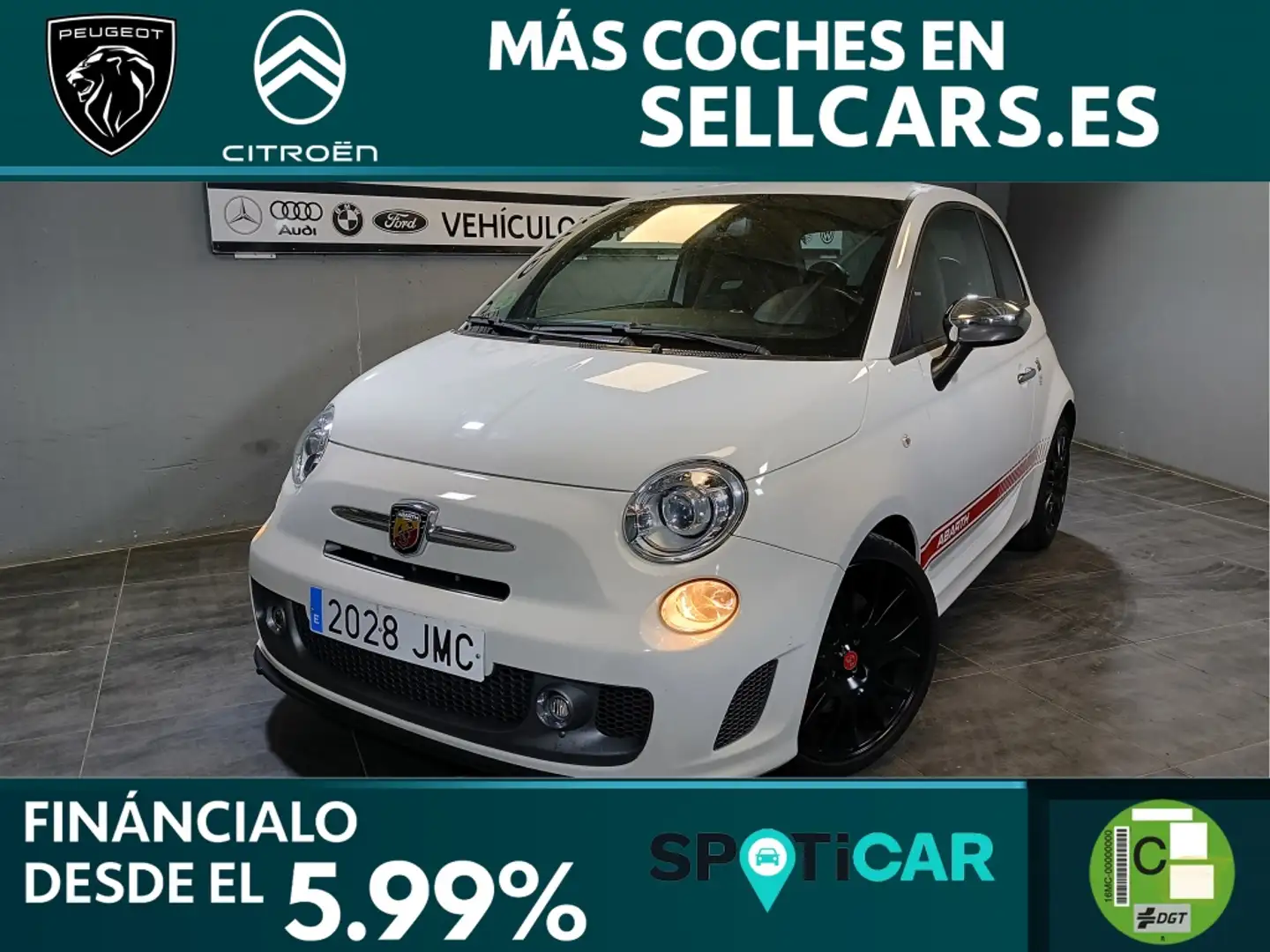 Abarth 595 1.4T JET COMPETIZIONE AUT. 132KW Blanco - 1