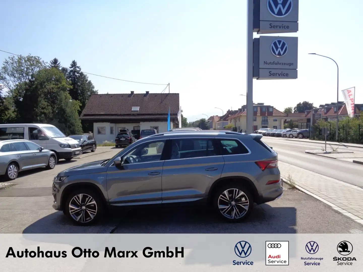 Skoda Kodiaq 2,0TSI L&K 4x4 OPF (ACC,Columbus,Pano,LM 20 Zoll ) Gris - 1