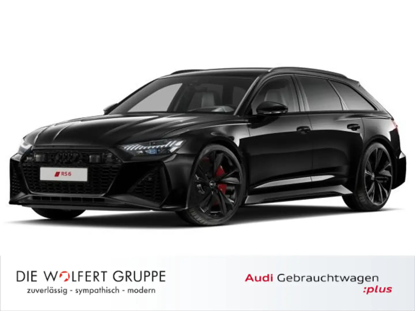 Audi RS6 RS-SPORTAGA*PANO*360°*AHK Noir - 1