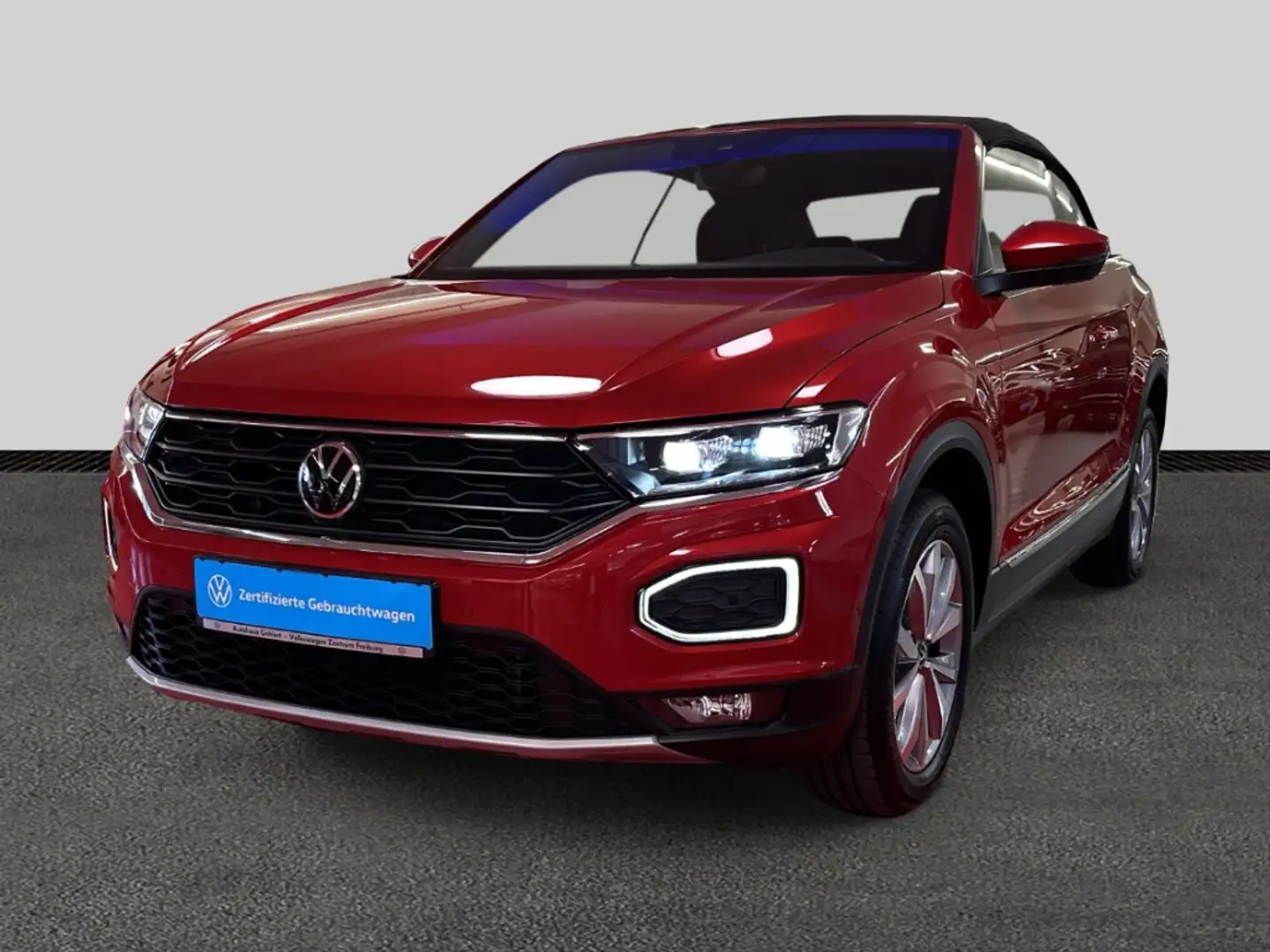 Volkswagen T-Roc Cabriolet Style 1.5 TSI Navi LED Klima Rückfahrkam Rood - 2