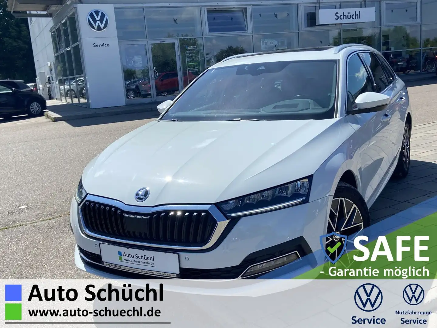 Skoda Octavia Combi 2.0 TDI DSG Style 17"+CANTON+NAVI- Weiß - 1