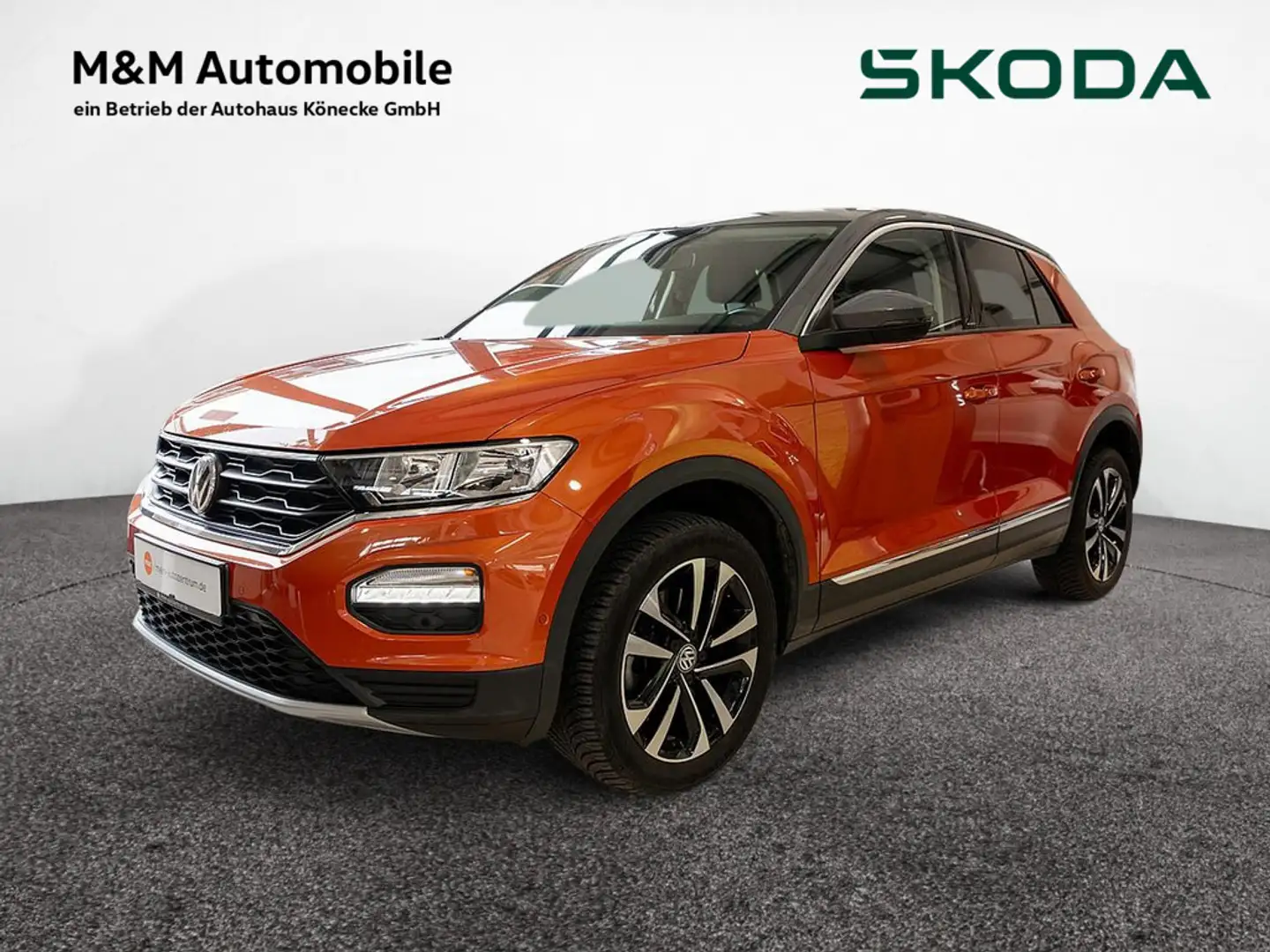Volkswagen T-Roc 2.0 TDI IQ.Drive PDC SHZ NAVI AHK ACC Pomarańczowy - 1