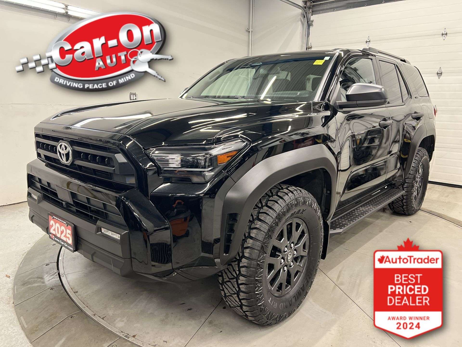 Black 2025 Toyota 4Runner SR5 4WD SUV / Crossover Four-Wheel Drive Automatic