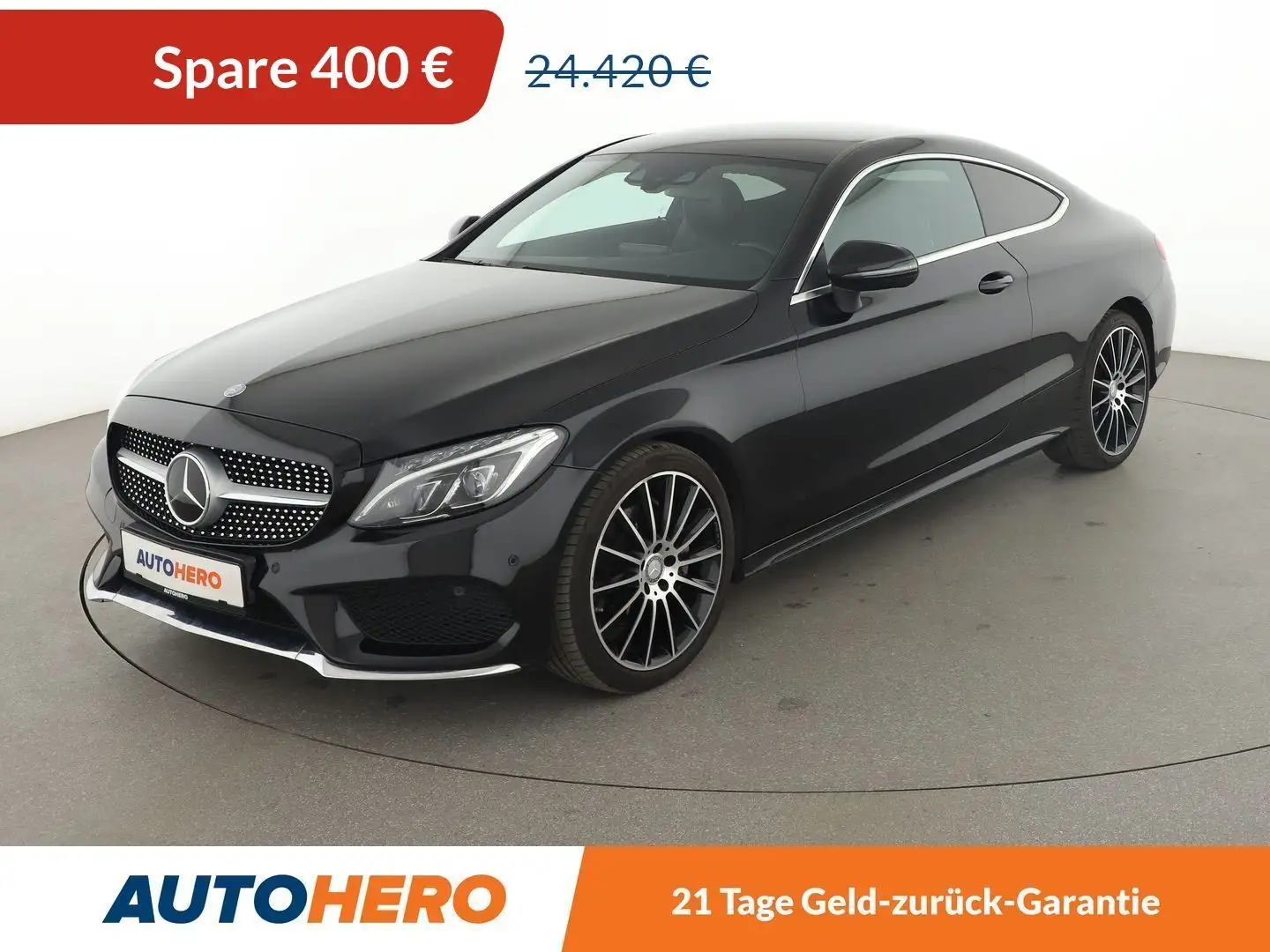 Mercedes-Benz C 180 AMG Line Aut.*LED*ACC*PDC*SHZ*KLIMA*GARANTIE* Schwarz - 1
