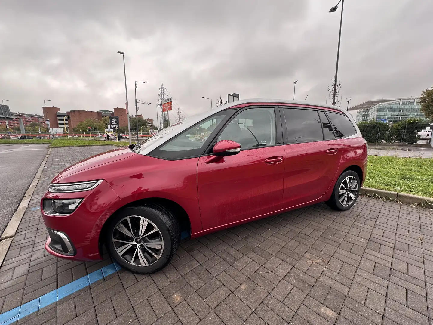 Citroen Grand C4 Picasso 1.6 bluehdi Exclusive s&s 120cv Rosso - 2