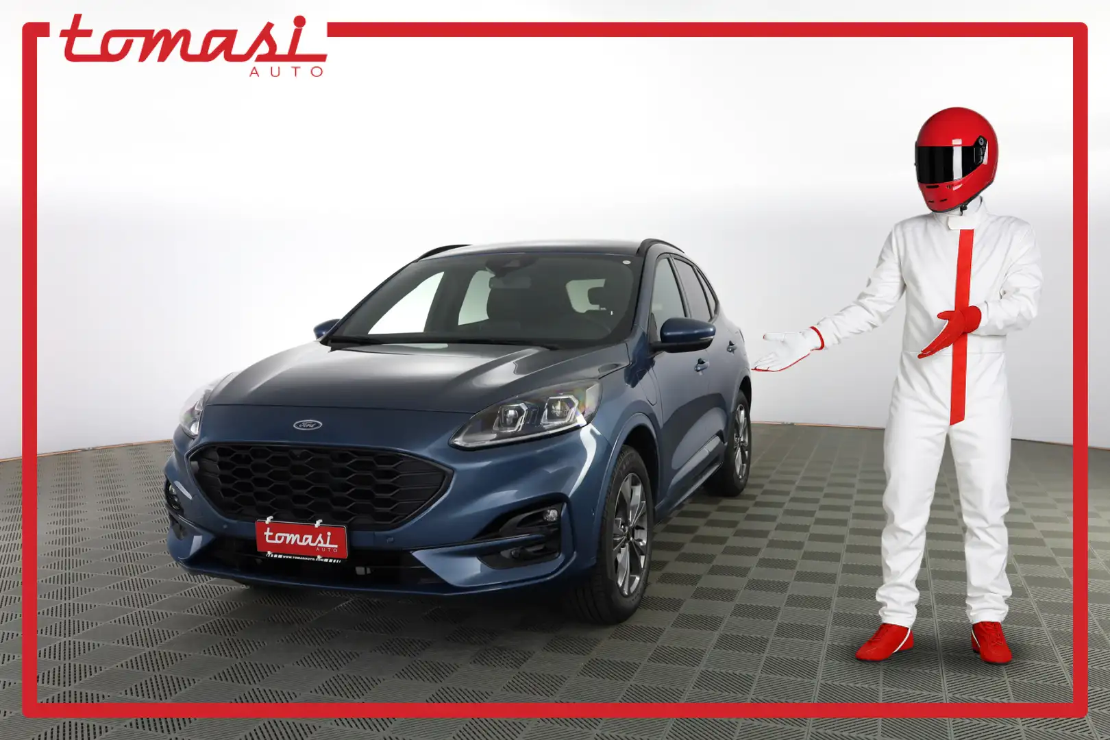 Ford Kuga 2.5 Plug In Hybrid 225 CV CVT 2WD ST-Line Bleu - 1