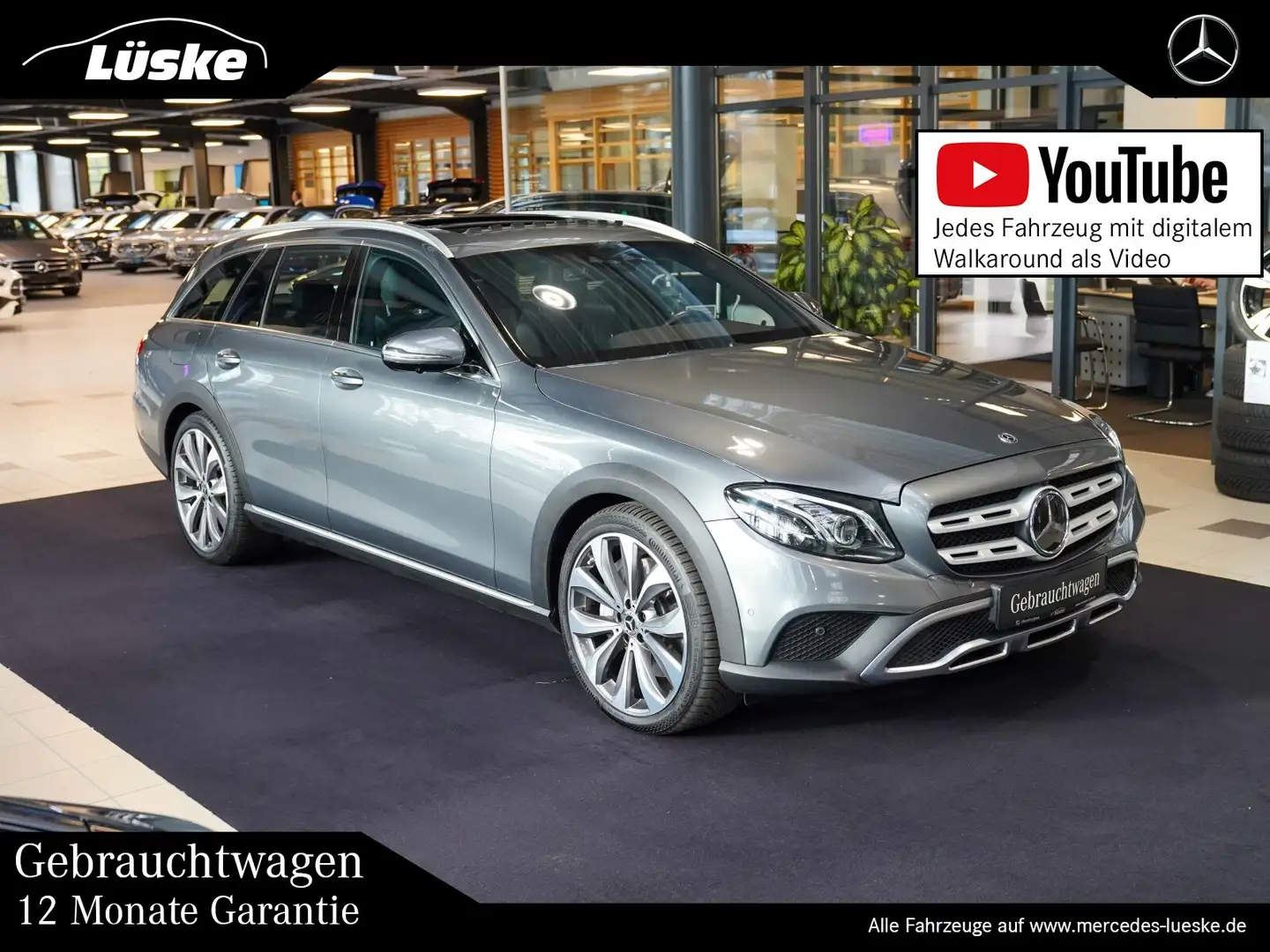 Mercedes-Benz E 400 E 400 d T 4M All-Terrain Widescreen Schiebedach Grau - 1