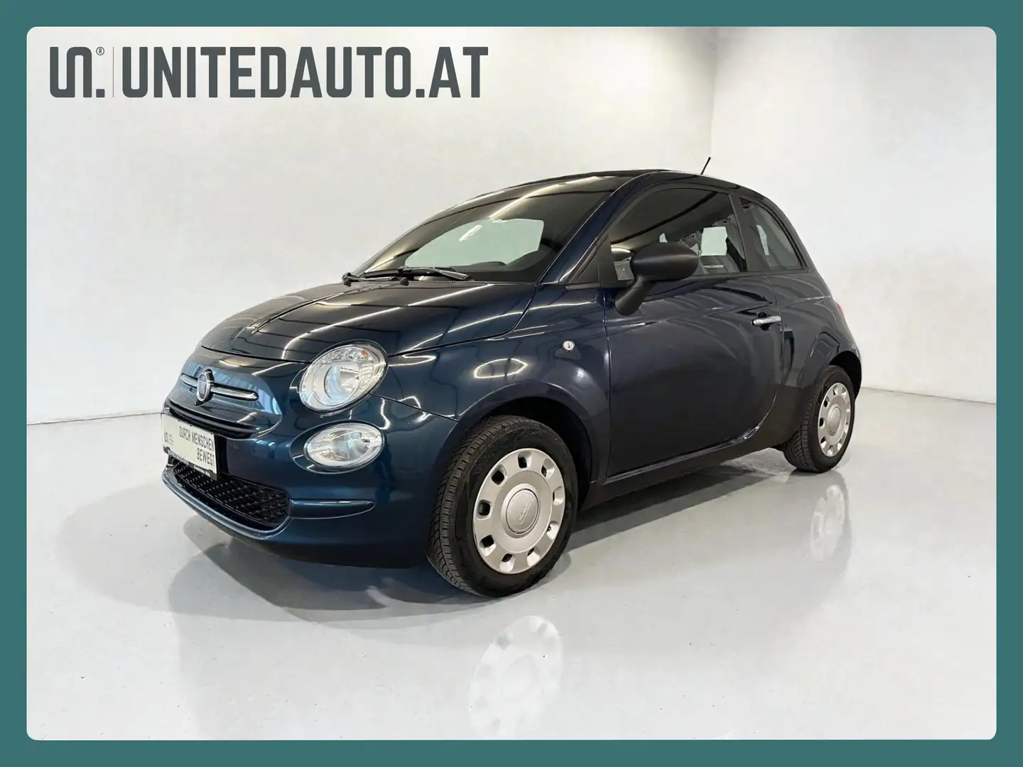 Fiat 500 Cabrio  *elektr. Faltdach*Klima*gepflegter Zustand Blau - 1