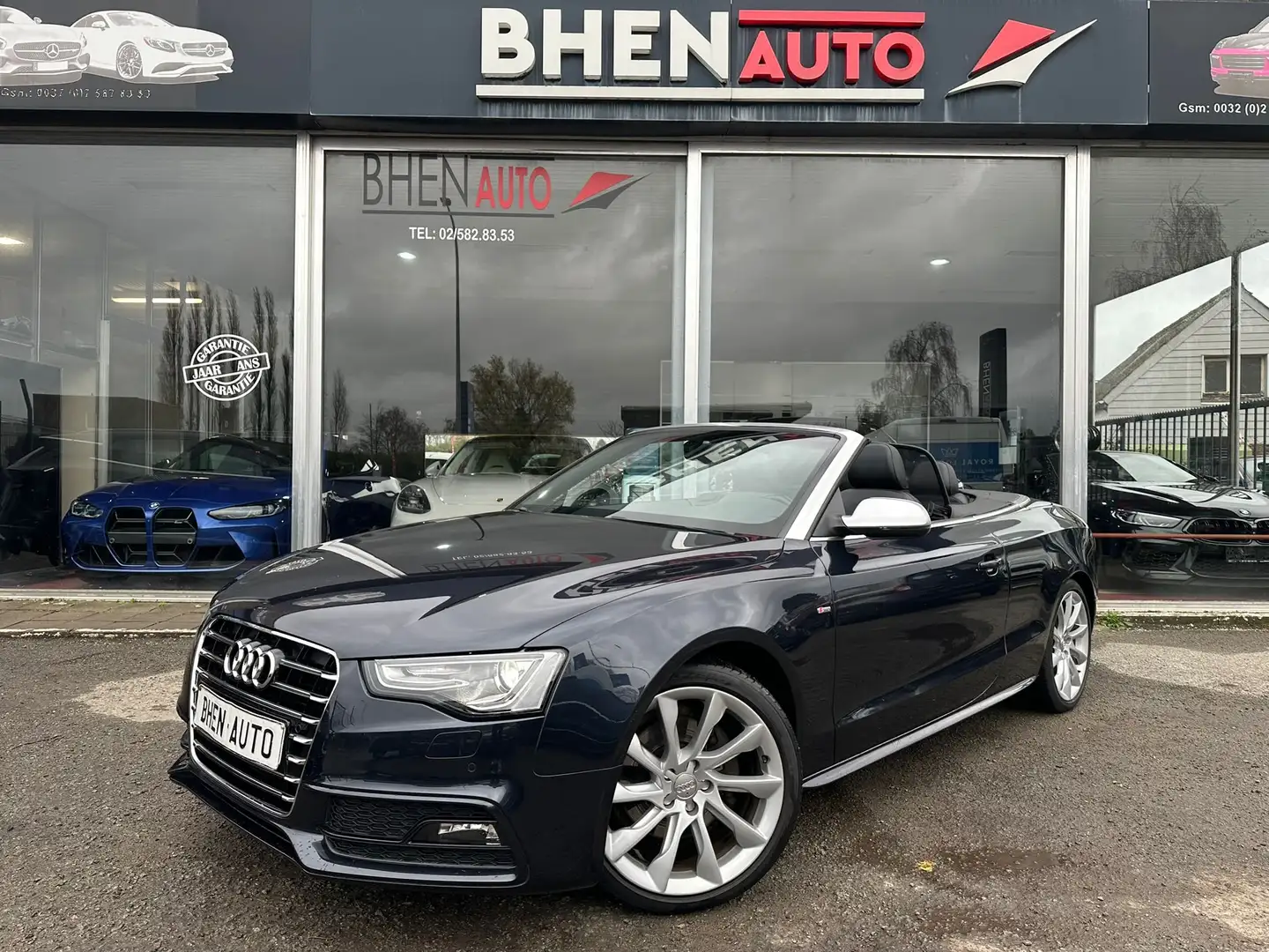 Audi A5 Cabriolet 2.0 TFSI/CUIR/S-line/RADAR/GARANTIE Blau - 1