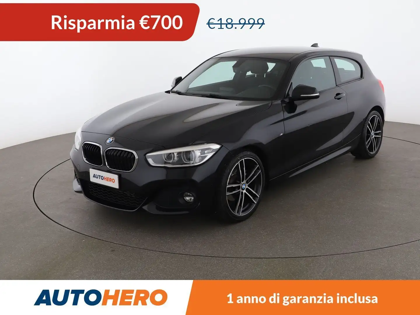 BMW 118 118d Msport Nero - 1