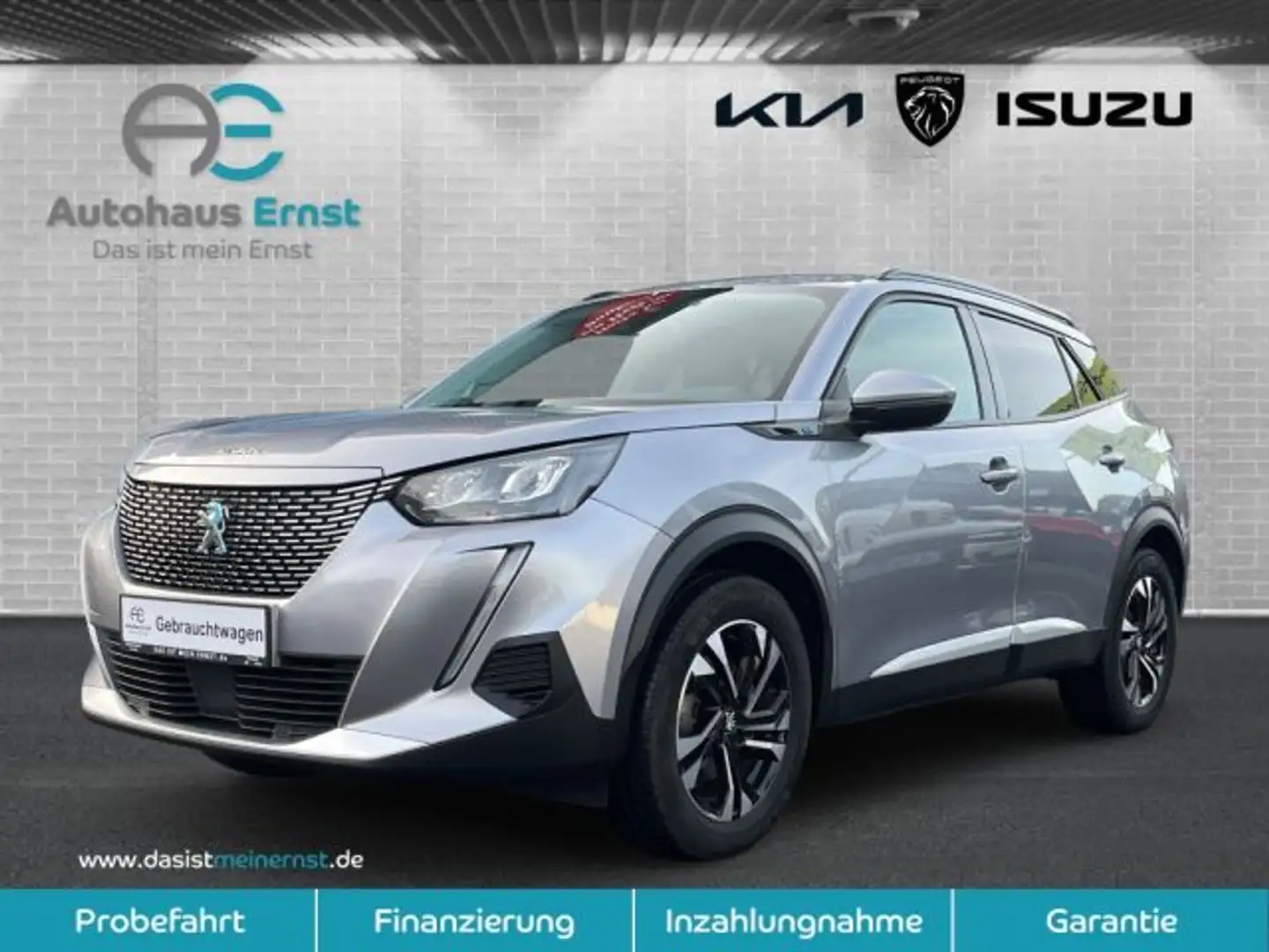 Peugeot 2008 Elektro Allure Silber - 1