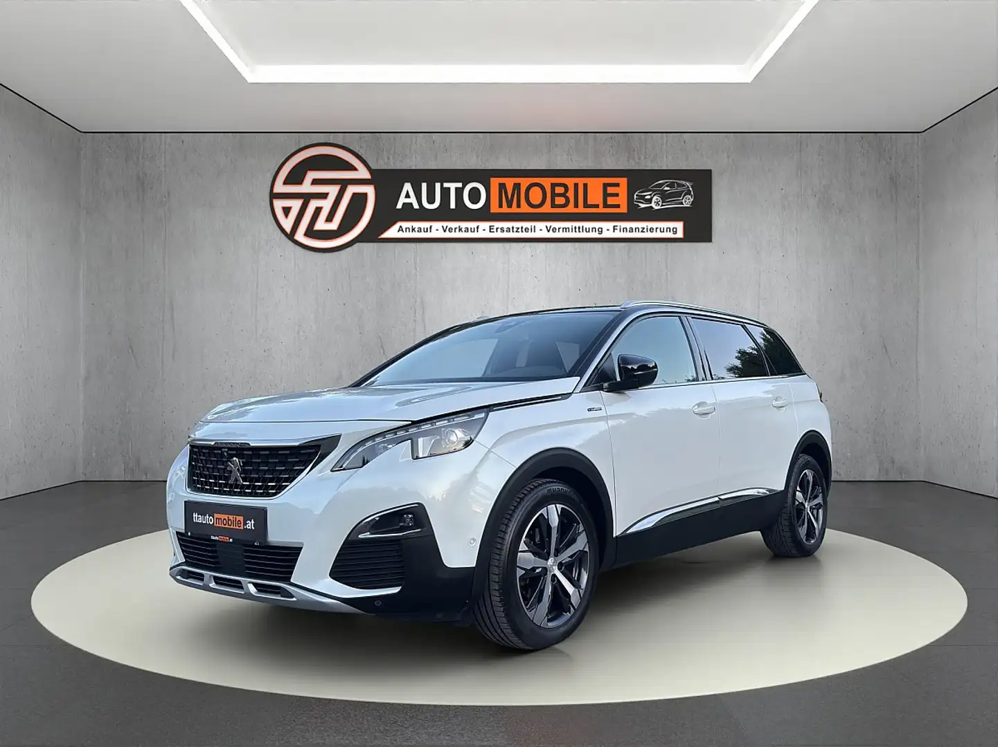 Peugeot 5008 1,6 BlueHDI 120 S&S EAT6 GT Line Weiß - 1