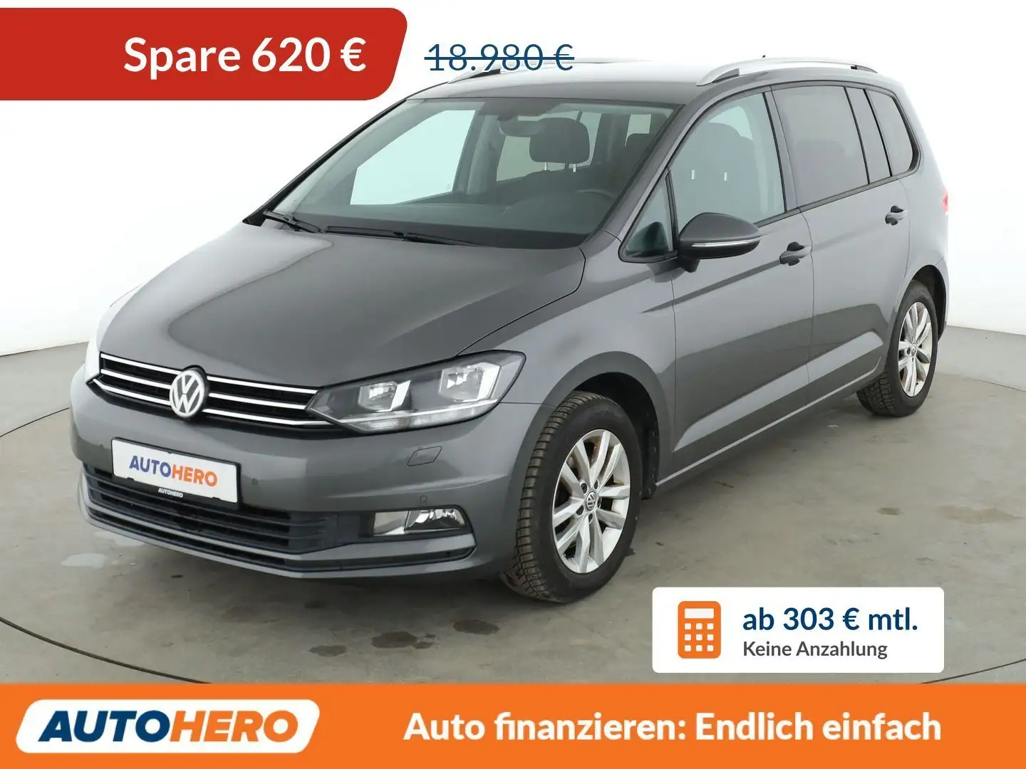 Volkswagen Touran 2.0 TDI Comfortline BlueMotion Tech*NAVI*PDC*ACC* Gris - 1