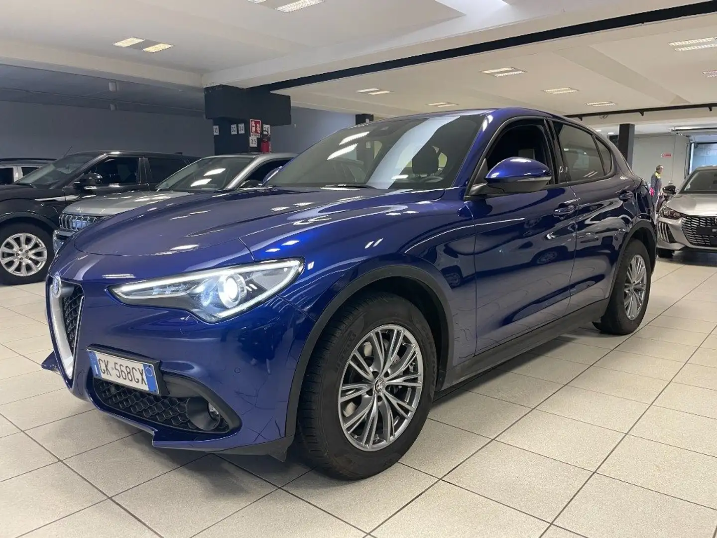 Alfa Romeo Stelvio 2.2 Turbodiesel 190 CV AT8 Q4 Business Bleu - 1
