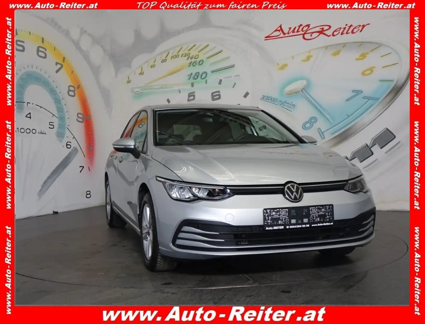 Volkswagen Golf 2,0 TDI Life DSG *LED, NAVI, RFK* Silber - 1