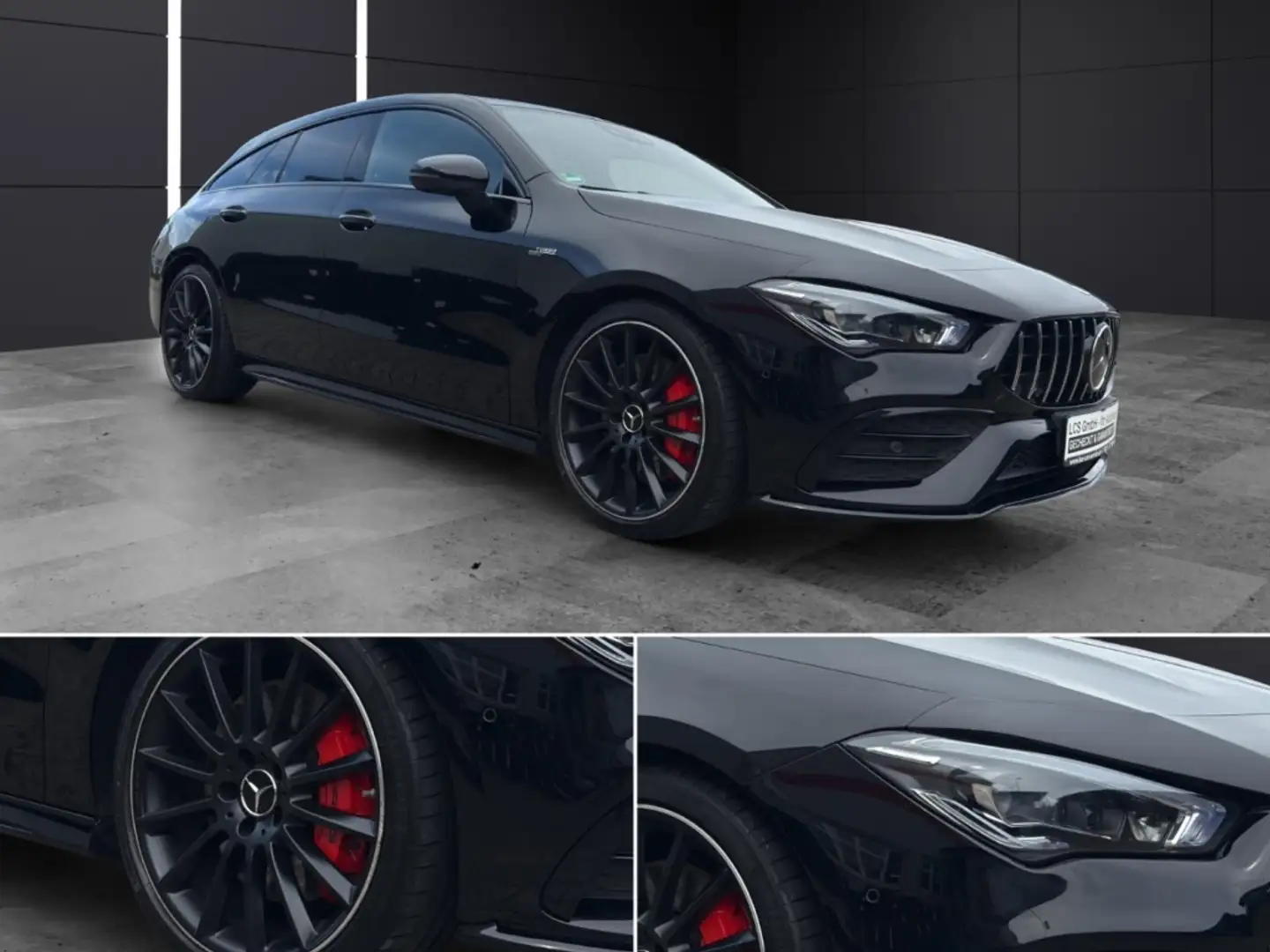 Mercedes-Benz CLA 35 AMG 4Matic Pano Night Leder MBUX AHK Memory LED Schwarz - 1