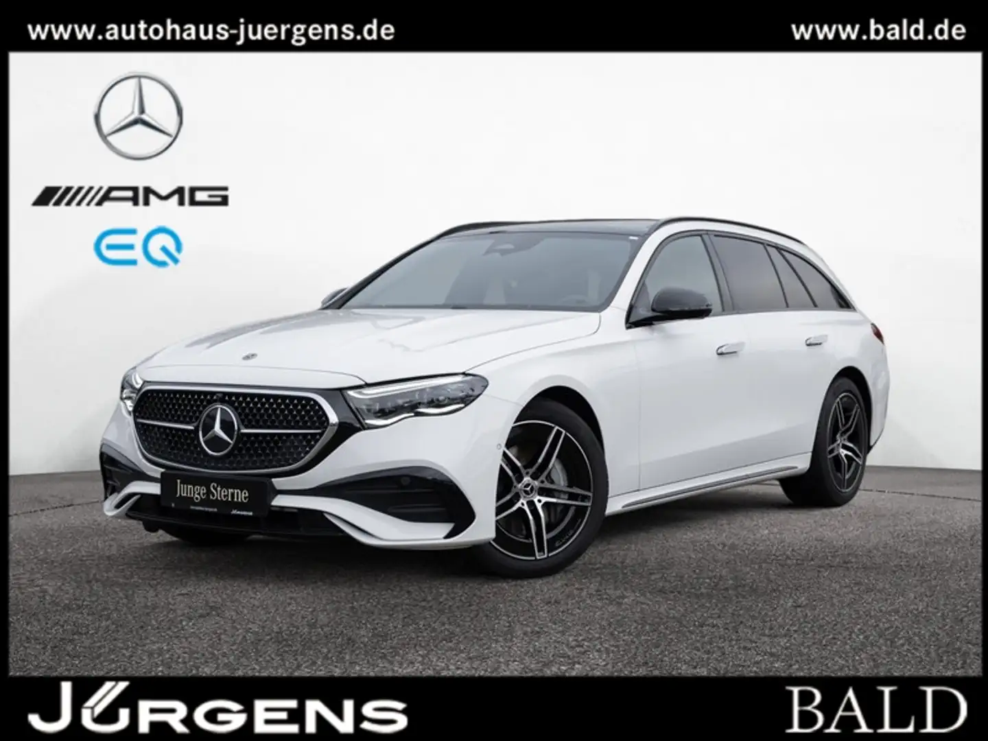 Mercedes-Benz E 450 d 4M T AMG-Sport/Pano/AHK/Night/Sitzklima Blanc - 1