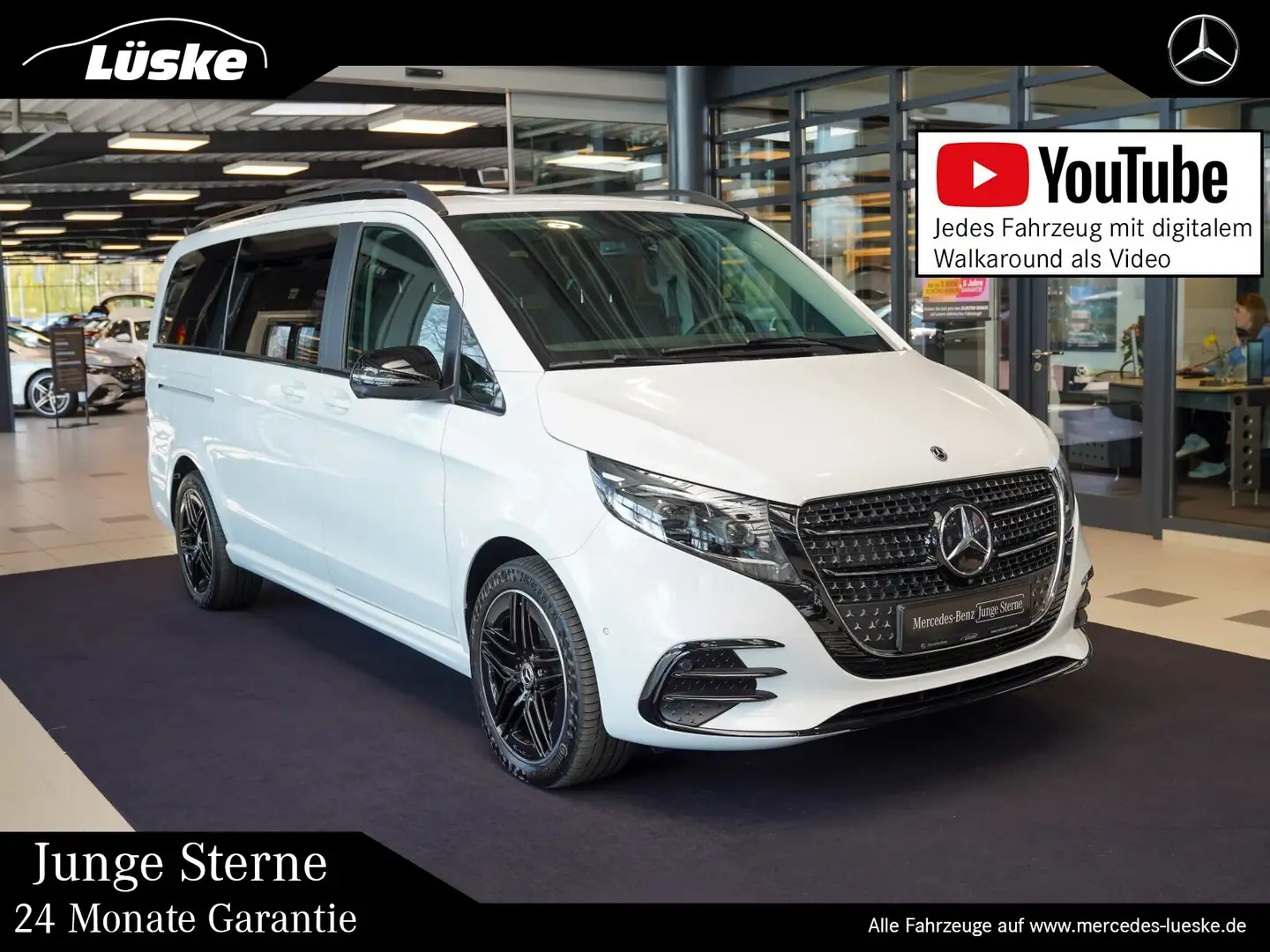 Mercedes-Benz V 250 V 250 d 4M AVANTGARDE AMG Lang Neues Modell AHK Weiß - 1