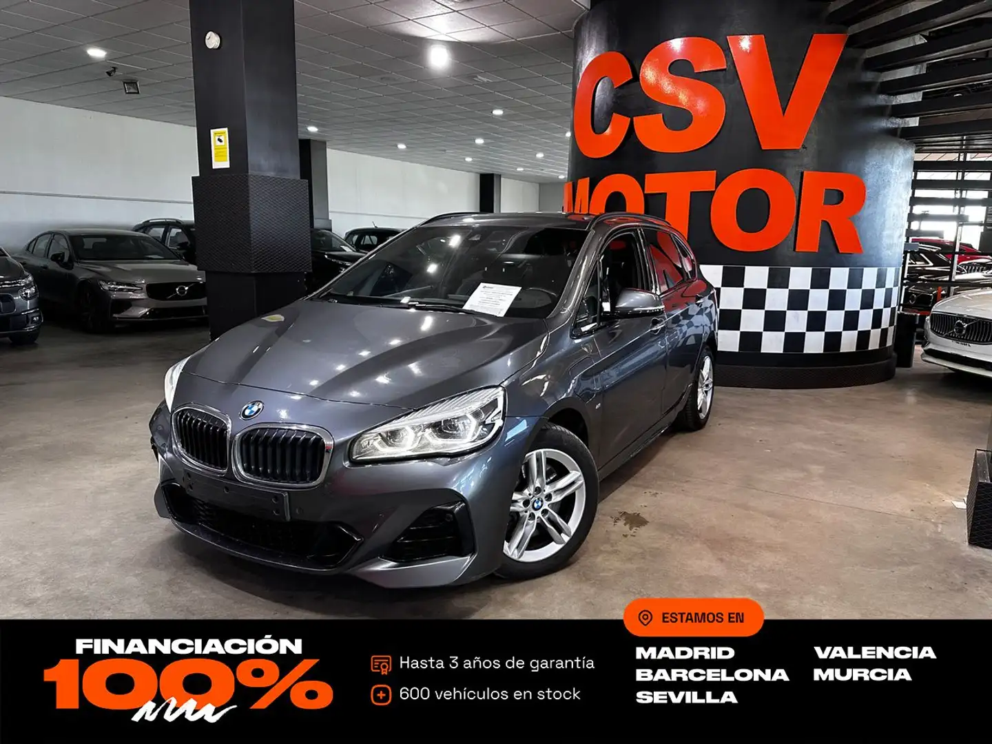 BMW 225 Active Tourer 225xe iPerformance Gris - 1