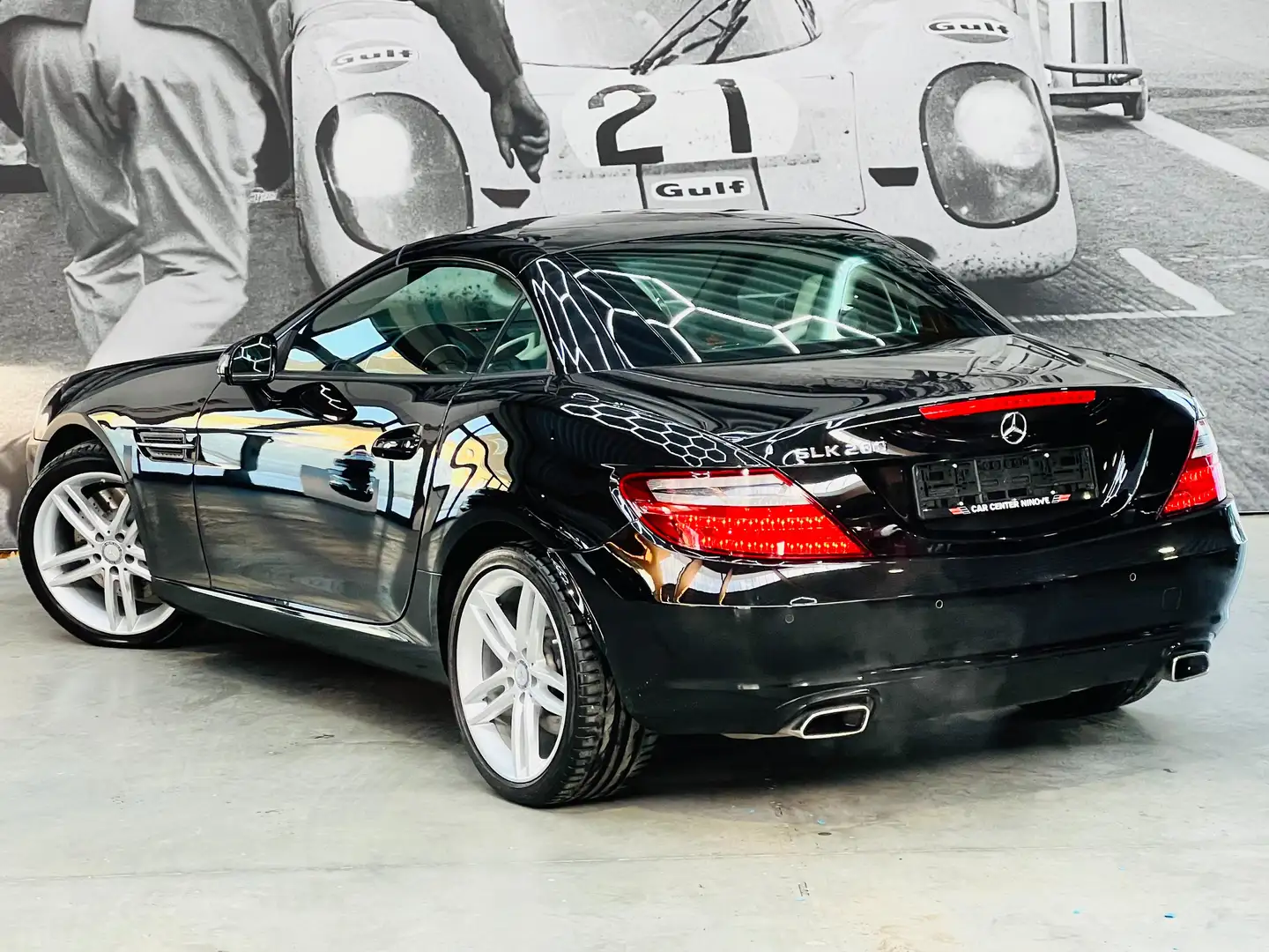 Mercedes-Benz SLK 200 38.000 Km / PDC Voor + Achter / Navigatie Noir - 2