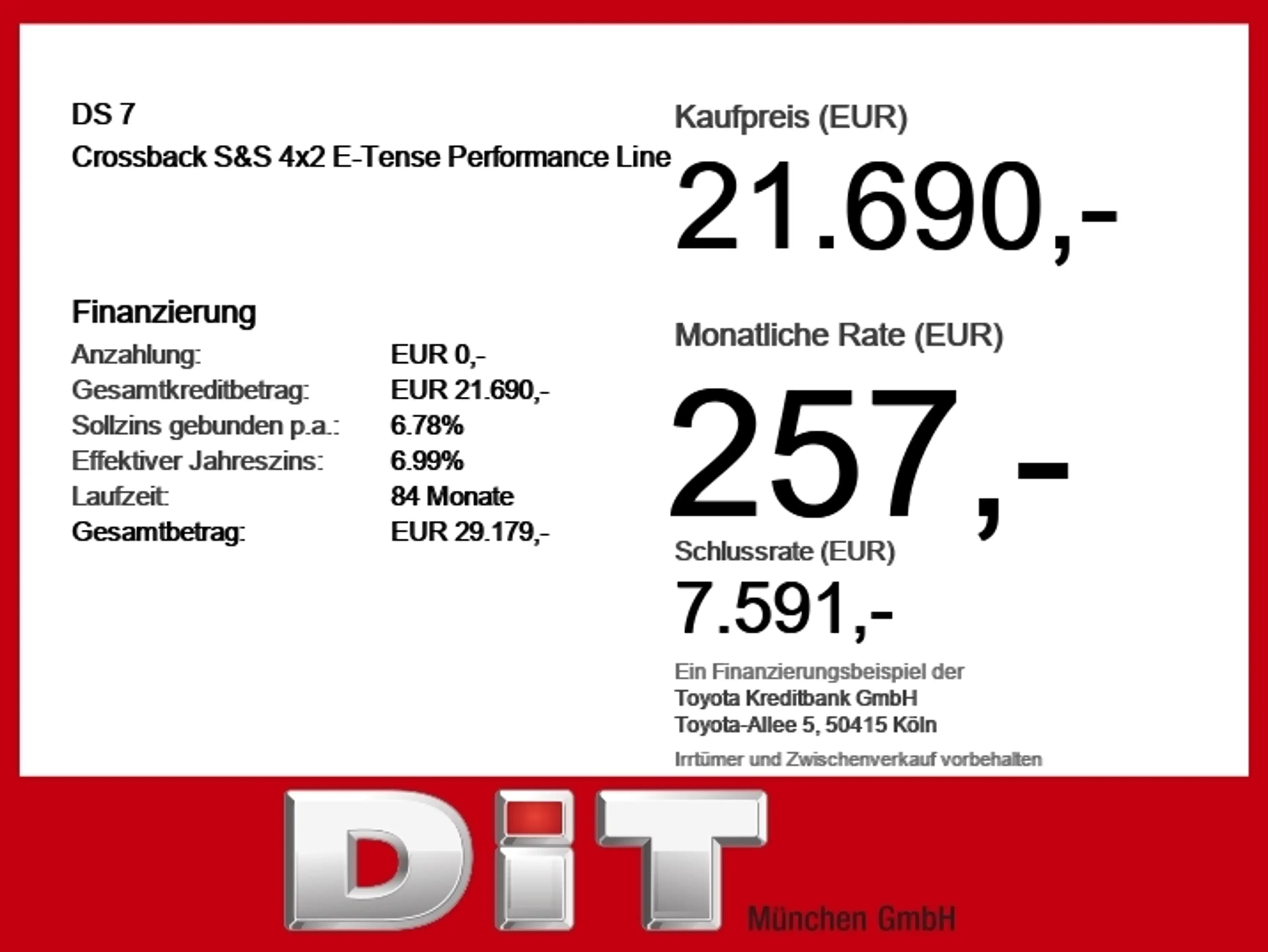 DS Automobiles DS 7 Crossback S&S 4x2 E-Tense Performance Line — photo 6
