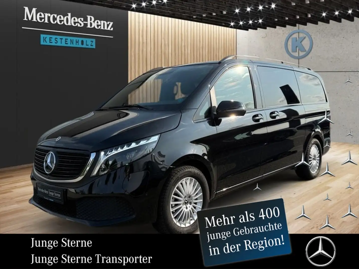 Mercedes-Benz EQV 300 AVANTGARDE Lang *Avantgarde*KAMERA*DISTR Schwarz - 1