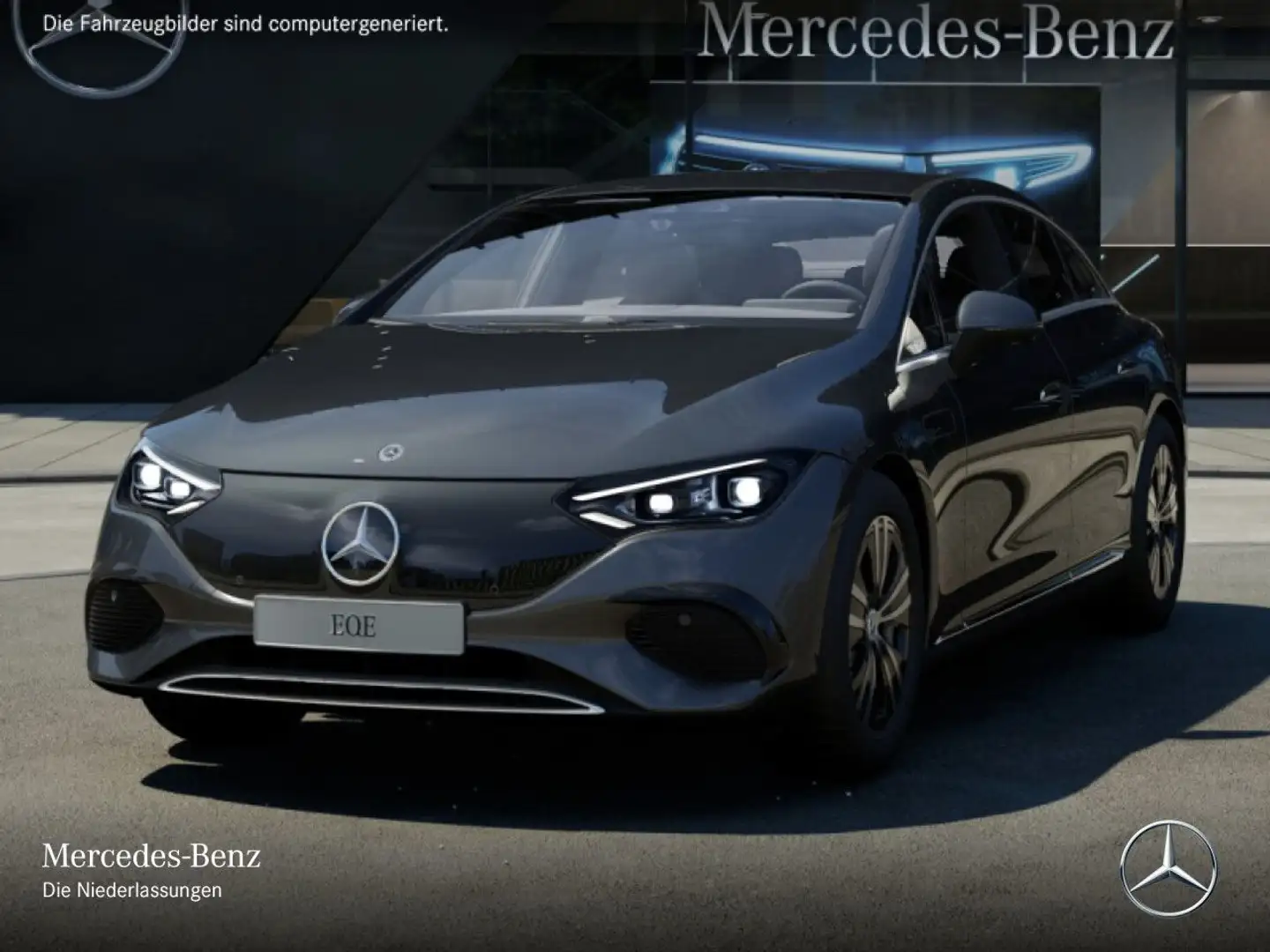 Mercedes-Benz EQE 300 Burmester 3D Fahrass 360° Distr. AHK PTS Grau - 2