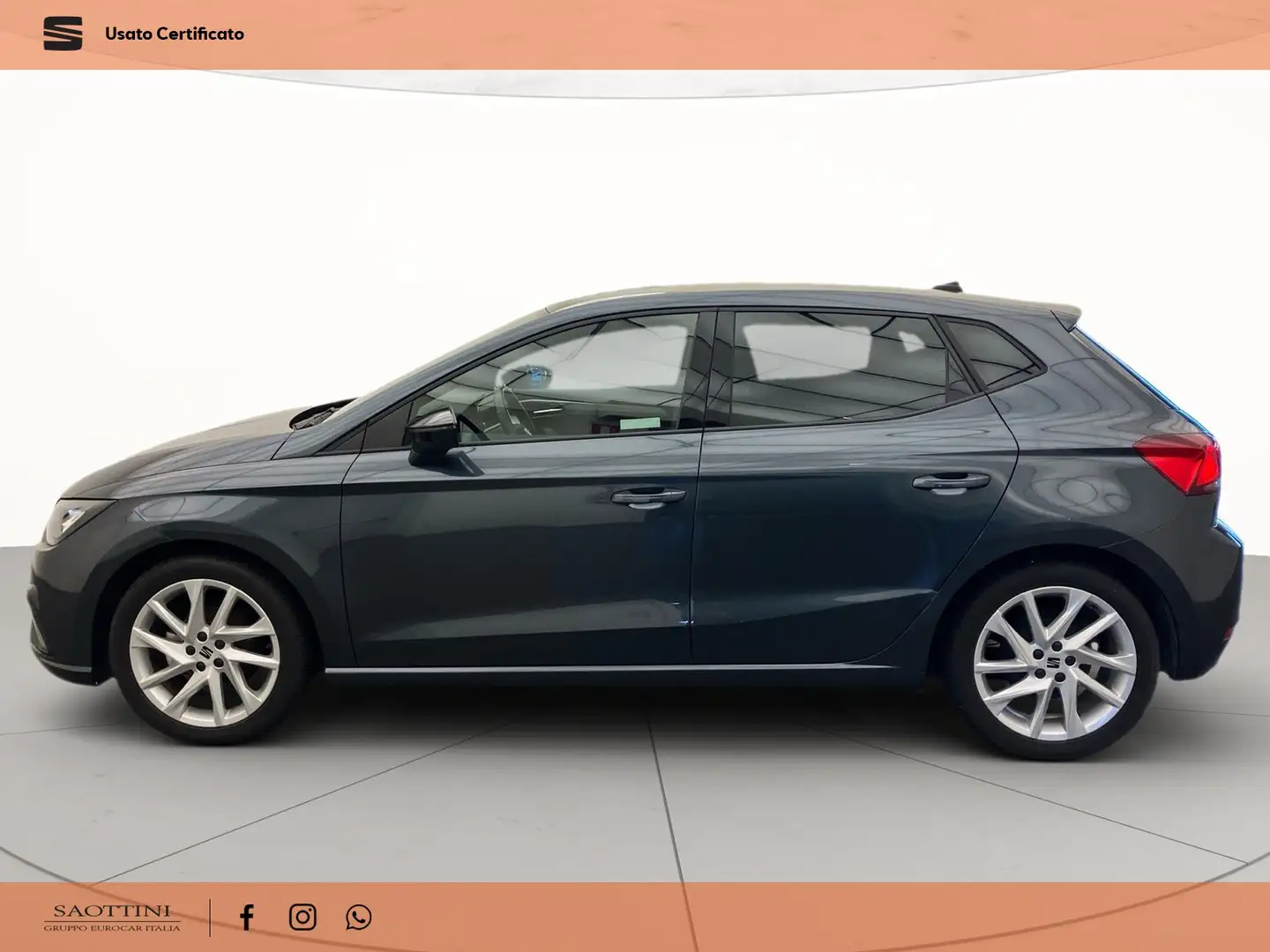 SEAT Ibiza 1.0 ecotsi FR 95 CV Grigio - 2