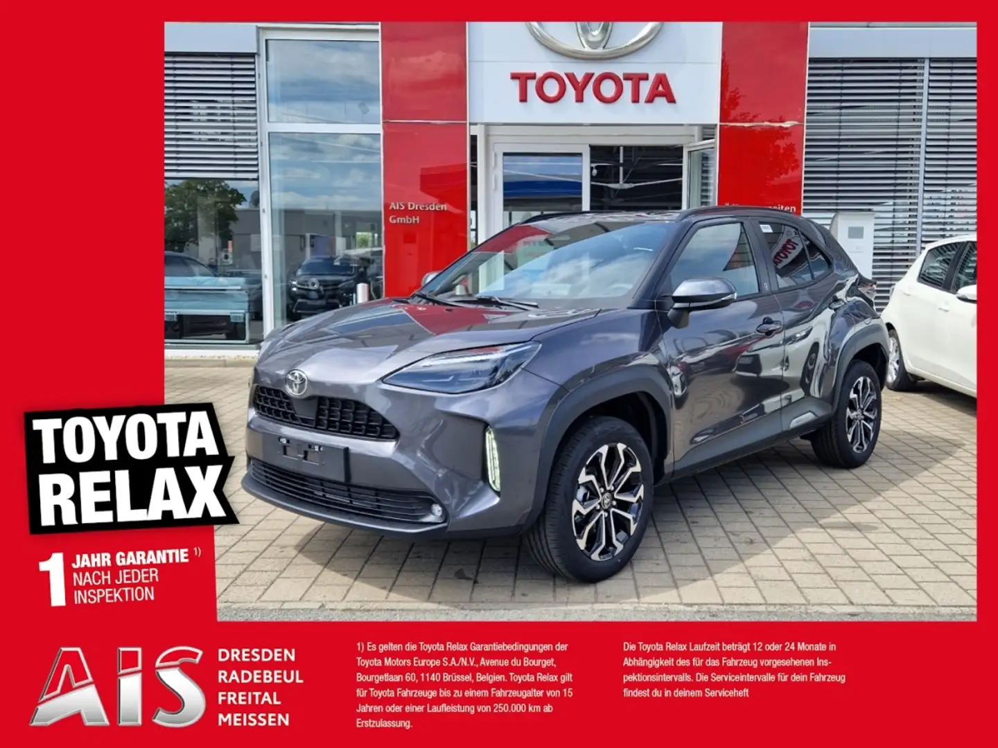 Toyota Yaris Cross 1,5 VVT-iE Hybrid Teamplayer Grau - 1