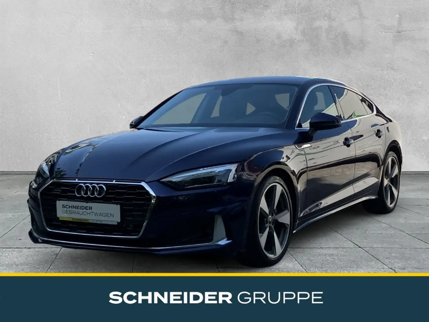 Audi A5 2.0 Sportback 40 TDI quattro NAVI+KAMERA+AHK Blau - 1
