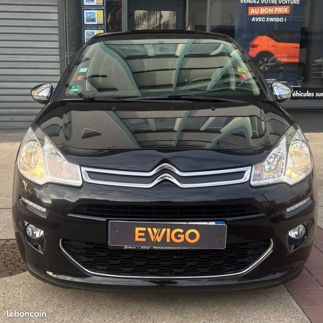 Citroen C3 1.4 hdi 70ch bva bmp5 clim regulateur radar ar Noir - 2