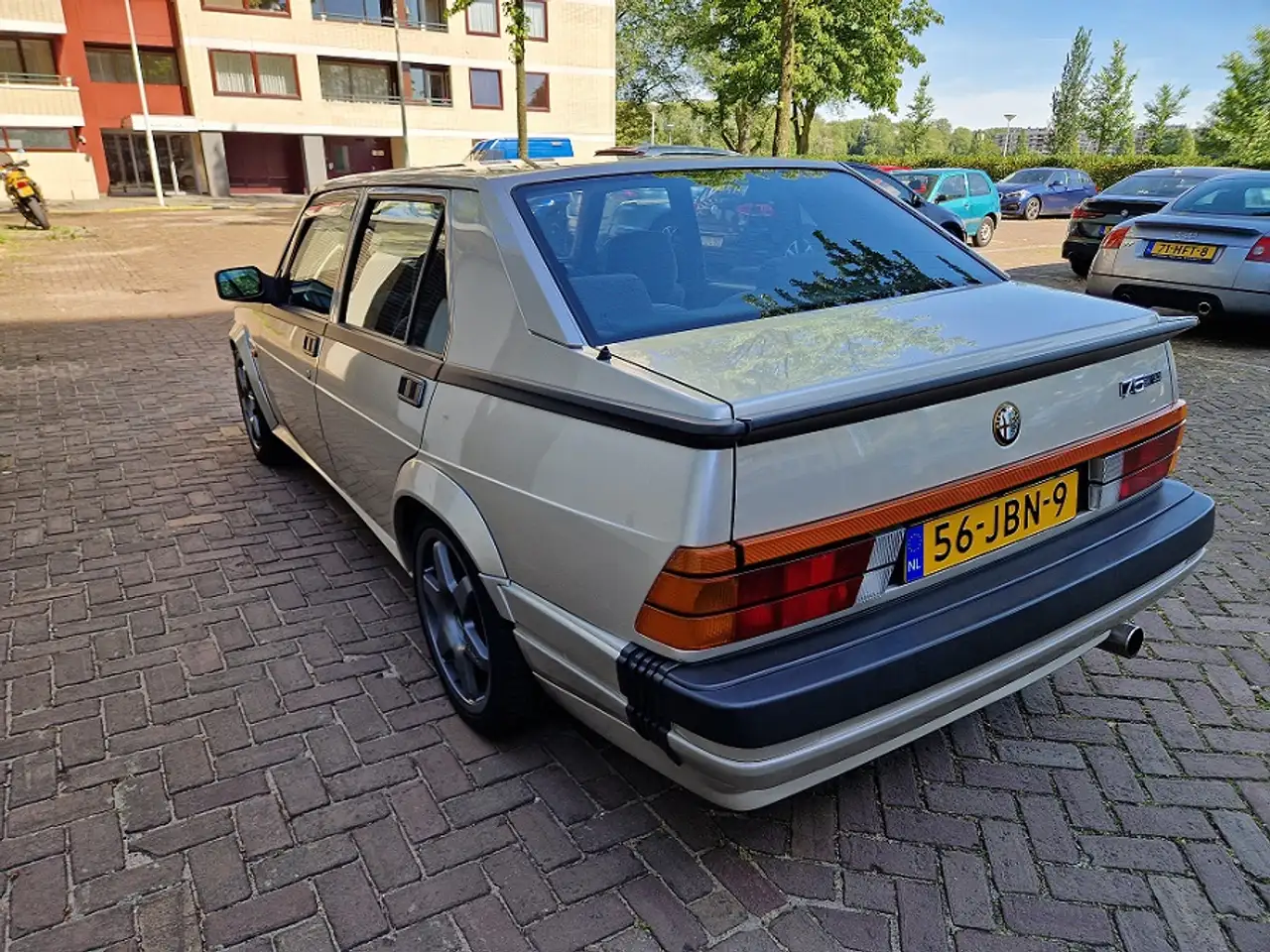 Alfa Romeo 75 3.0 V6 K6 America Bianco Argenta 1e lak, foto 8