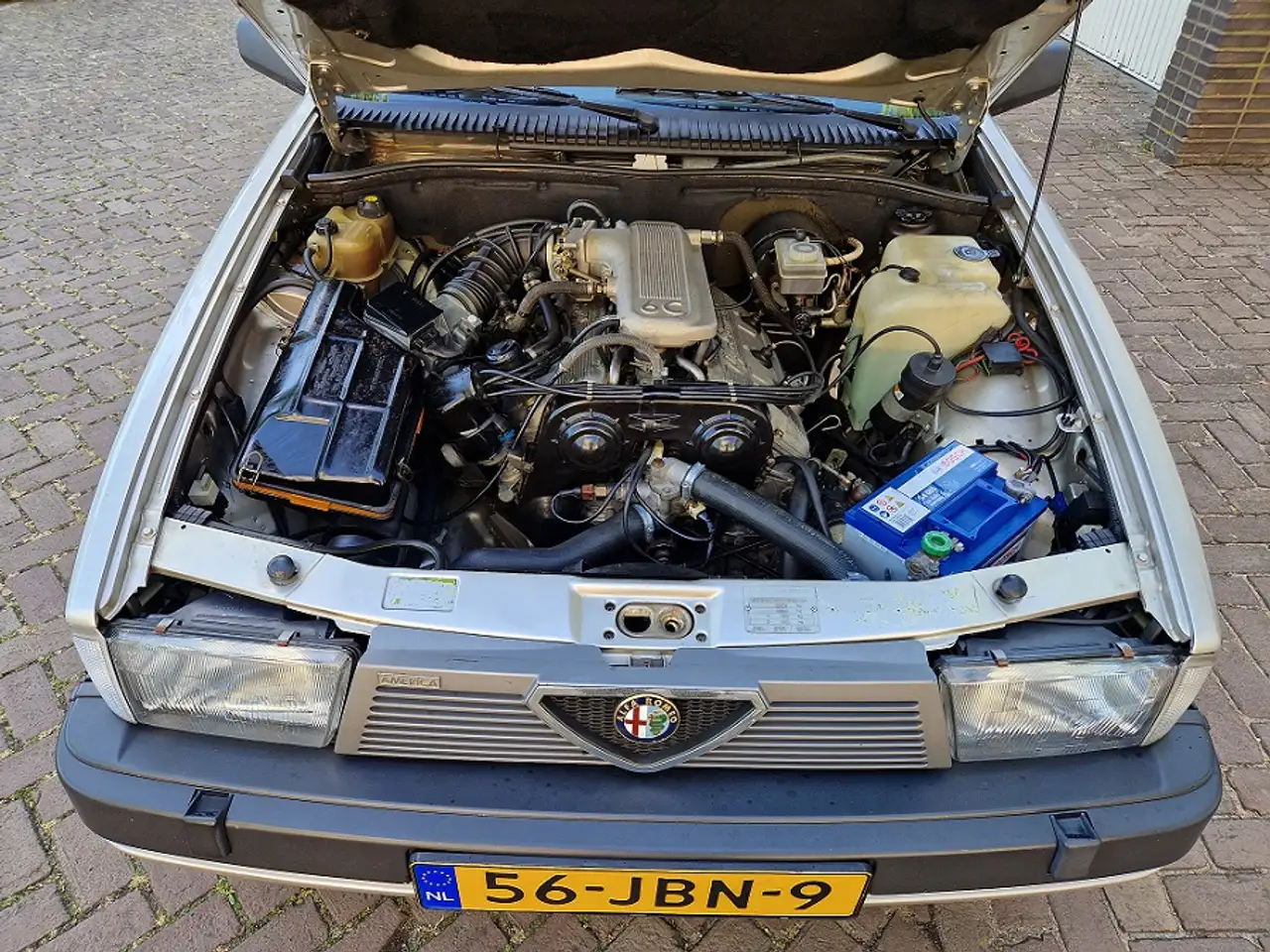 Alfa Romeo 75 3.0 V6 K6 America Bianco Argenta 1e lak, foto 11