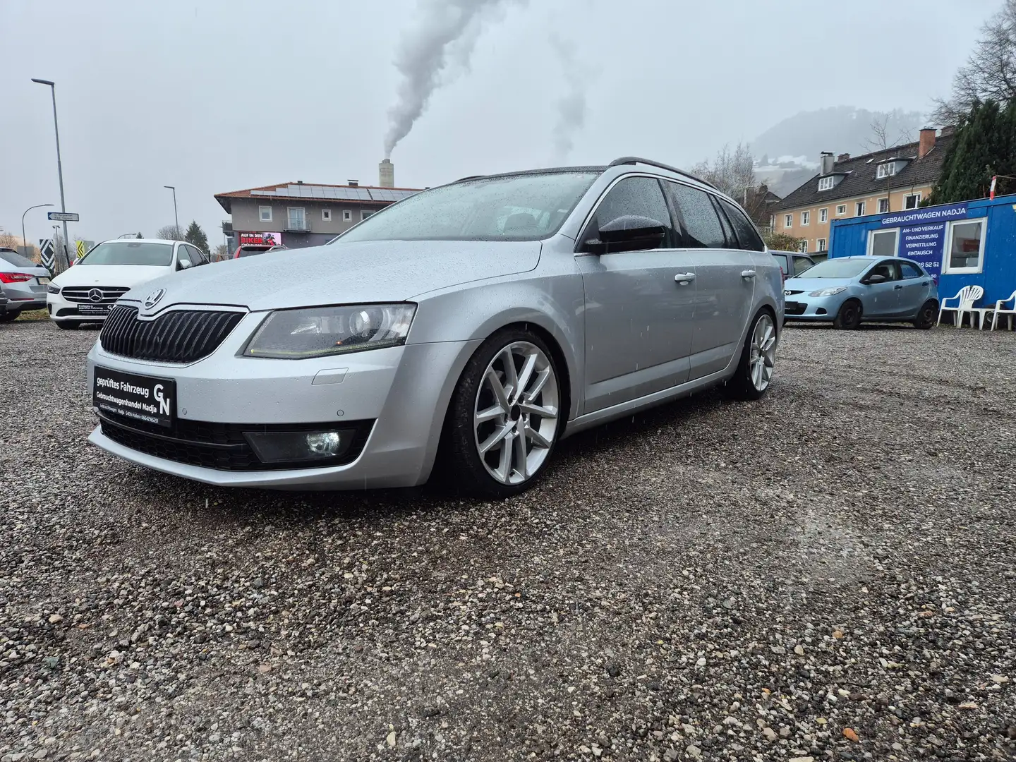 Skoda Octavia Style 2,0 TDI DSG Silber - 1