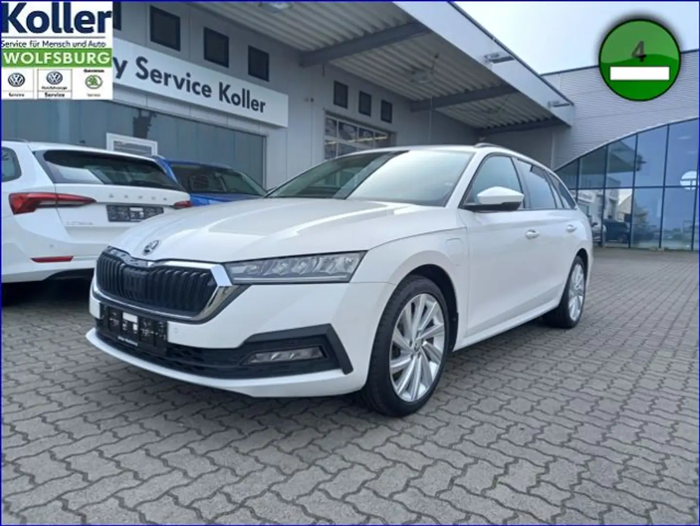 Skoda Octavia Combi 1.4 TSI iV DSG Navi ACC APP Weiß - 2