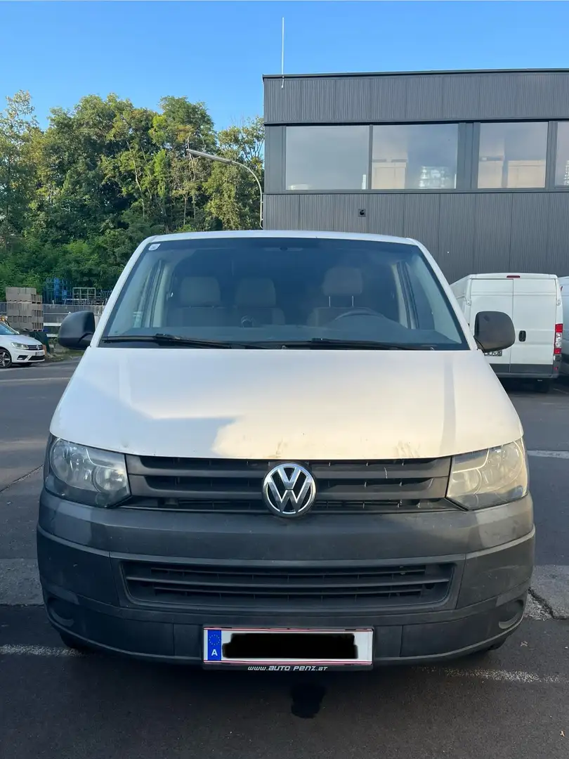 Volkswagen T5 Transporter Kasten Blanc - 1