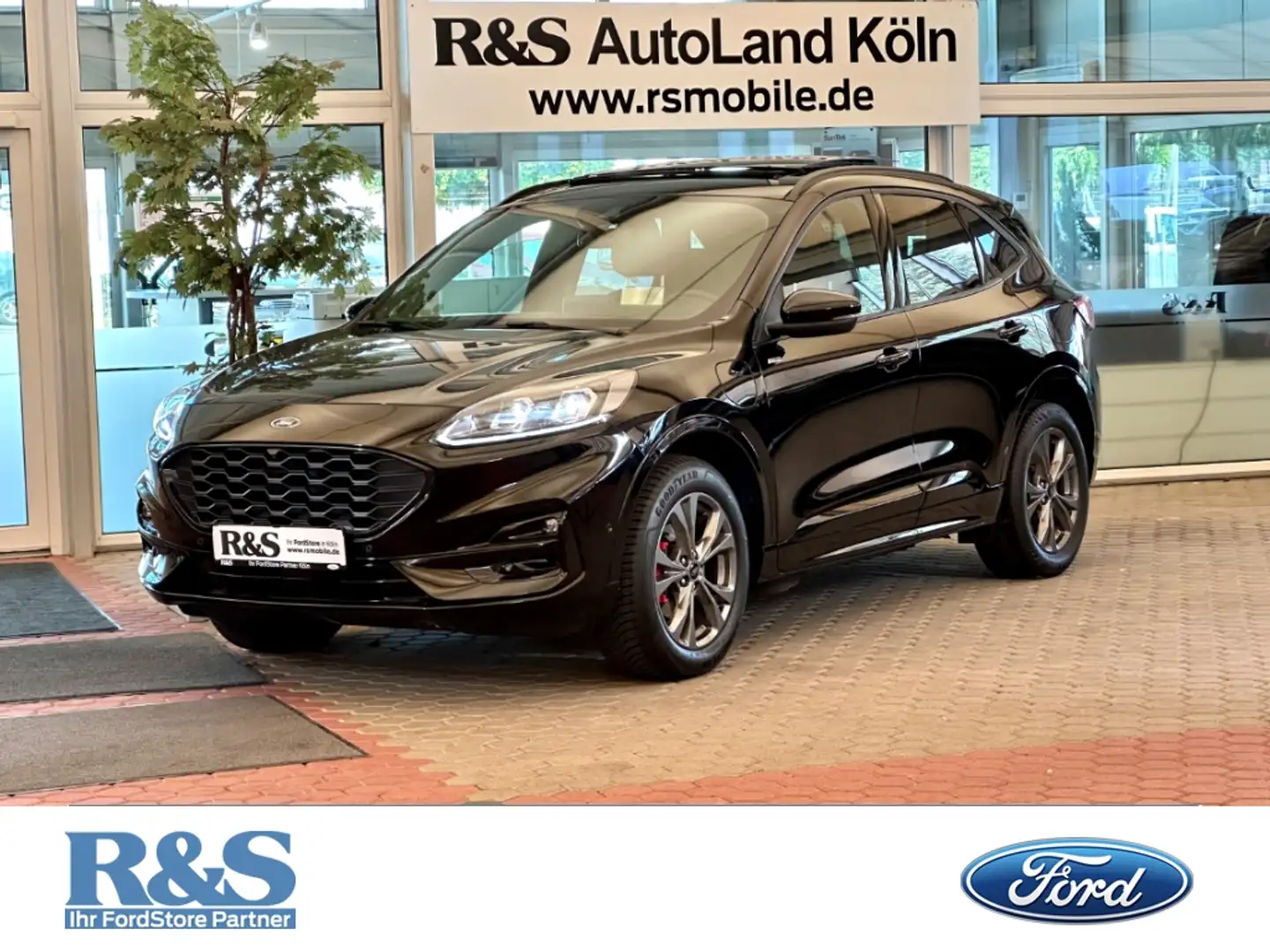 Ford Kuga ST-Line X+Automatik+Pano+Head-Up+Kamera Zwart - 1