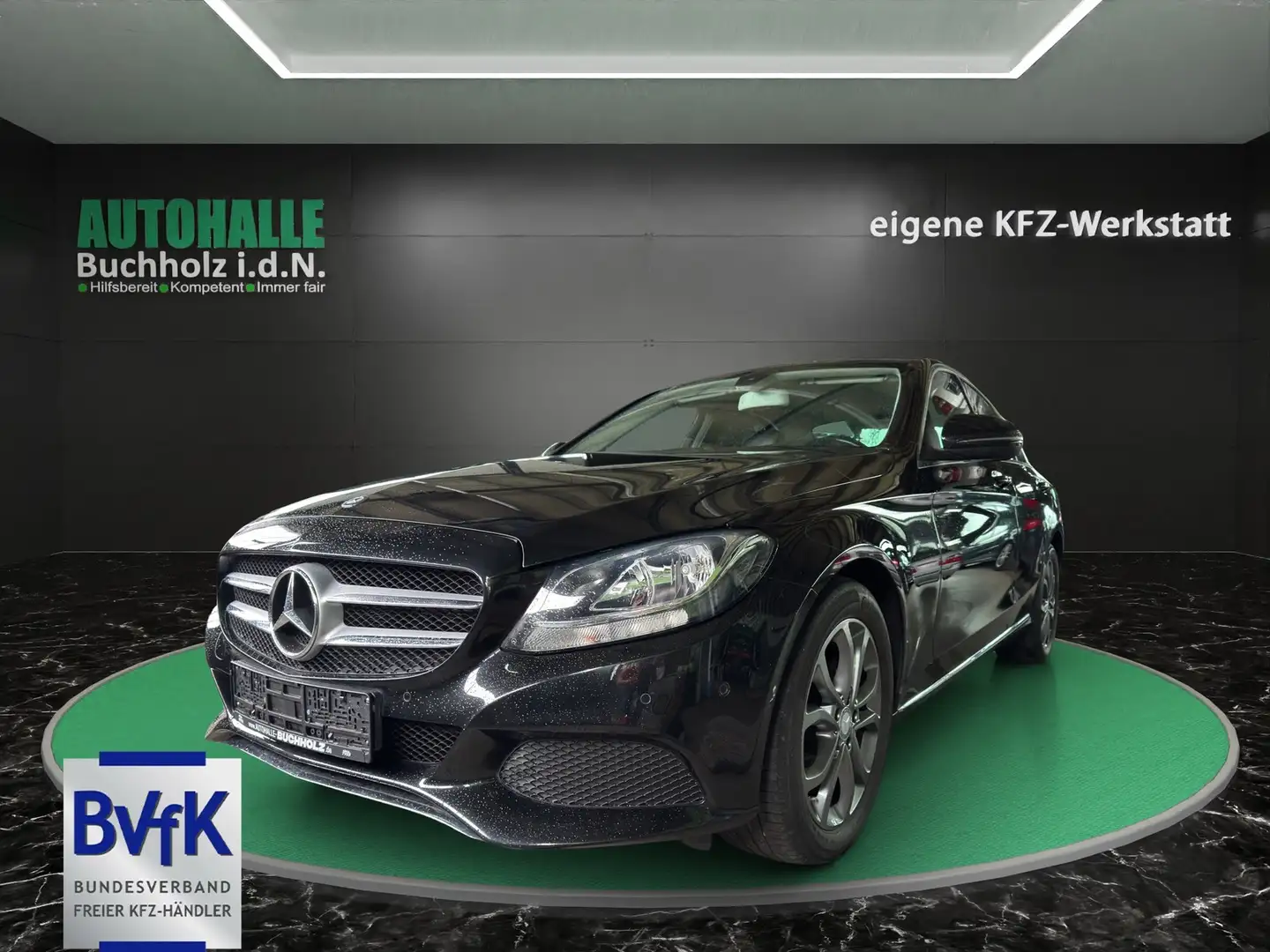Mercedes-Benz C 200 d G-Tronic Plus~KLIMA~ALU~PDC~sehr sauberes ~ TÜV Negro - 1