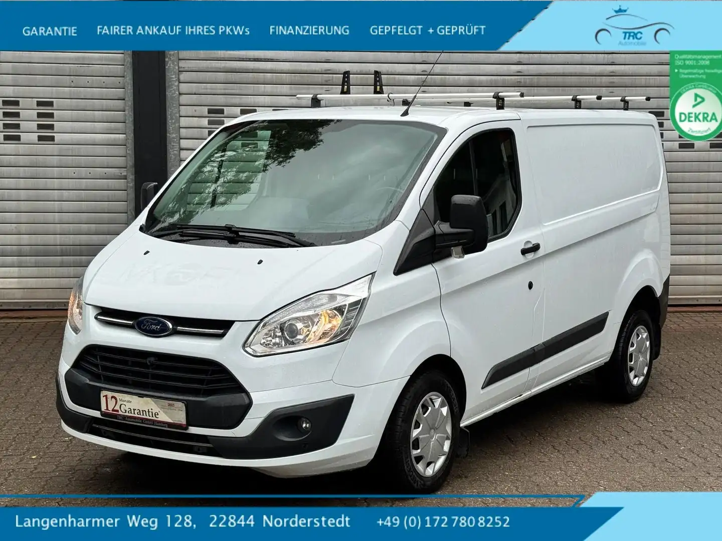 Ford Transit Custom Kasten 270 L1H1 Trend Weiß - 1