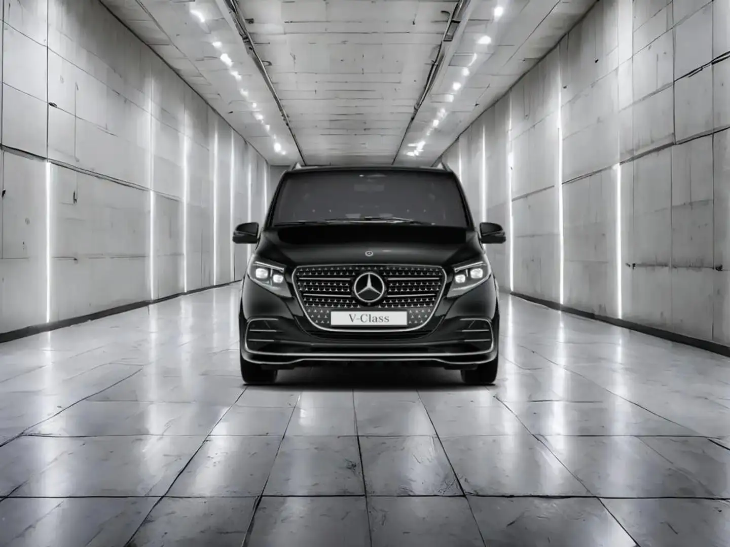 Mercedes-Benz V 300 EXCLUSIVE 4M+AMG+DISTRO+STHZ+BURMES+360°KA Noir - 2