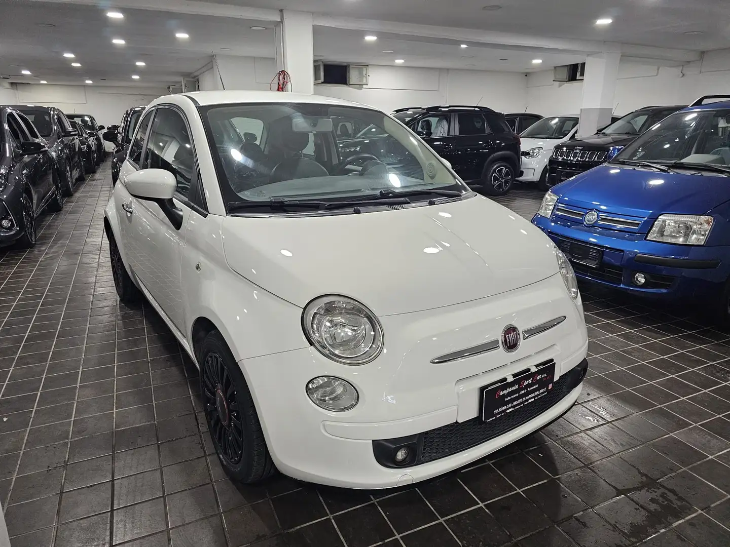 Fiat 500 SPORT 1.4 T-JET 100CV-COME NUOVA- GARANZIA- ITALIA Weiß - 1