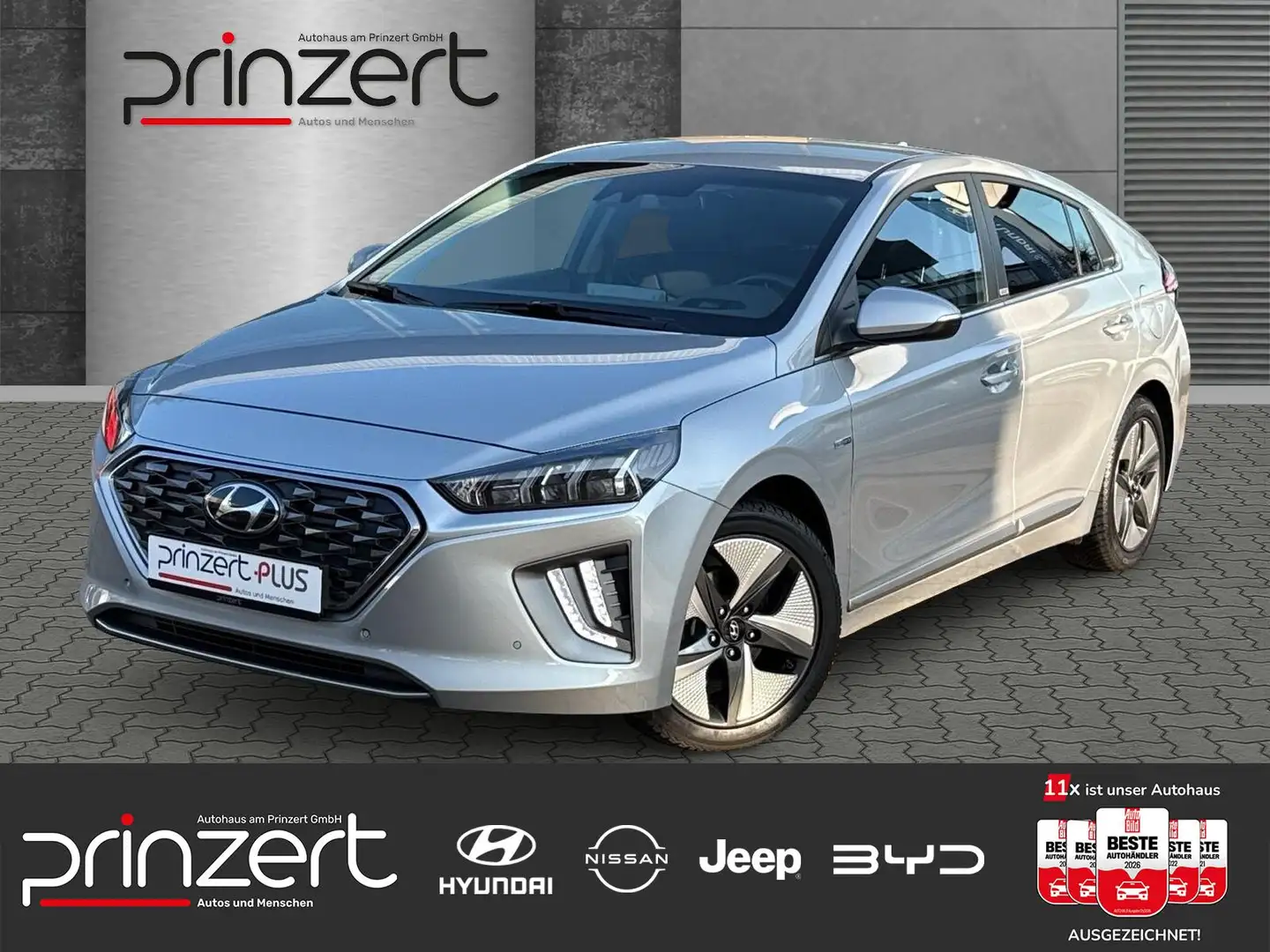 Hyundai IONIQ Hybrid 1.6 GDI 6DCT "Premium Paket" Allwetter Plateado - 1
