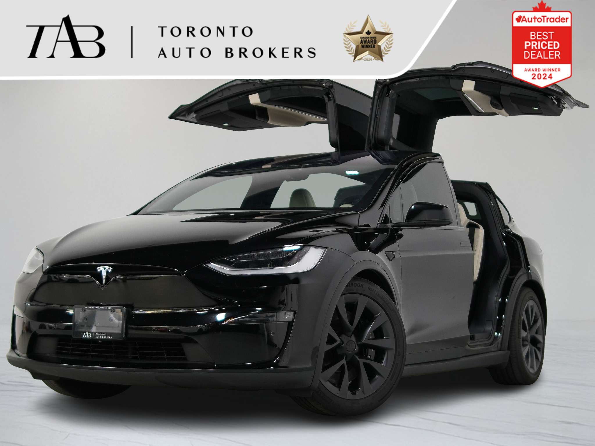 Black 2023 Tesla Model X AWD SUV / Crossover All-Wheel Drive Automatic
