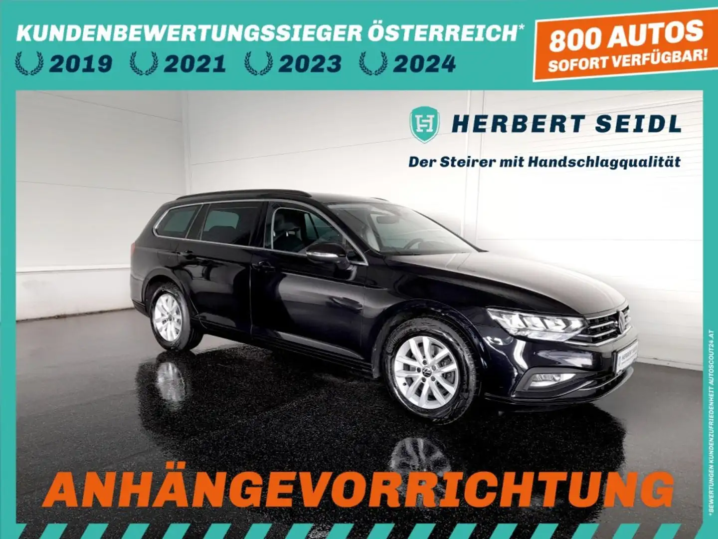 Volkswagen Passat Variant BUSINESS 2,0 TDI DSG *VOLL-LED / NAVI / AHV & KAMERA / ACC / SPORTMASSAGESITZ / TRAVEL ASSIST* Schwarz - 1