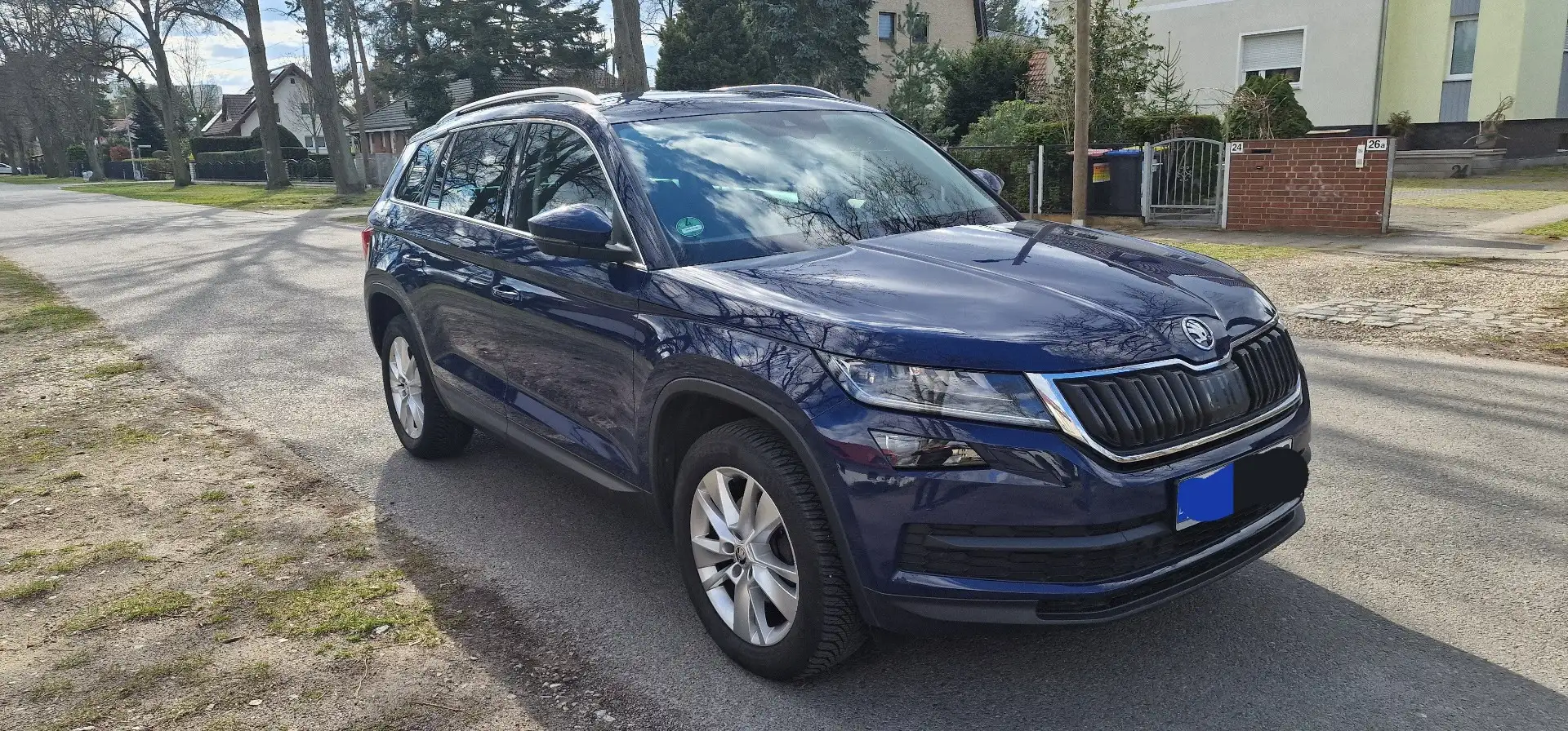 Skoda Kodiaq 2.0 TDI DSG Style Blau - 1