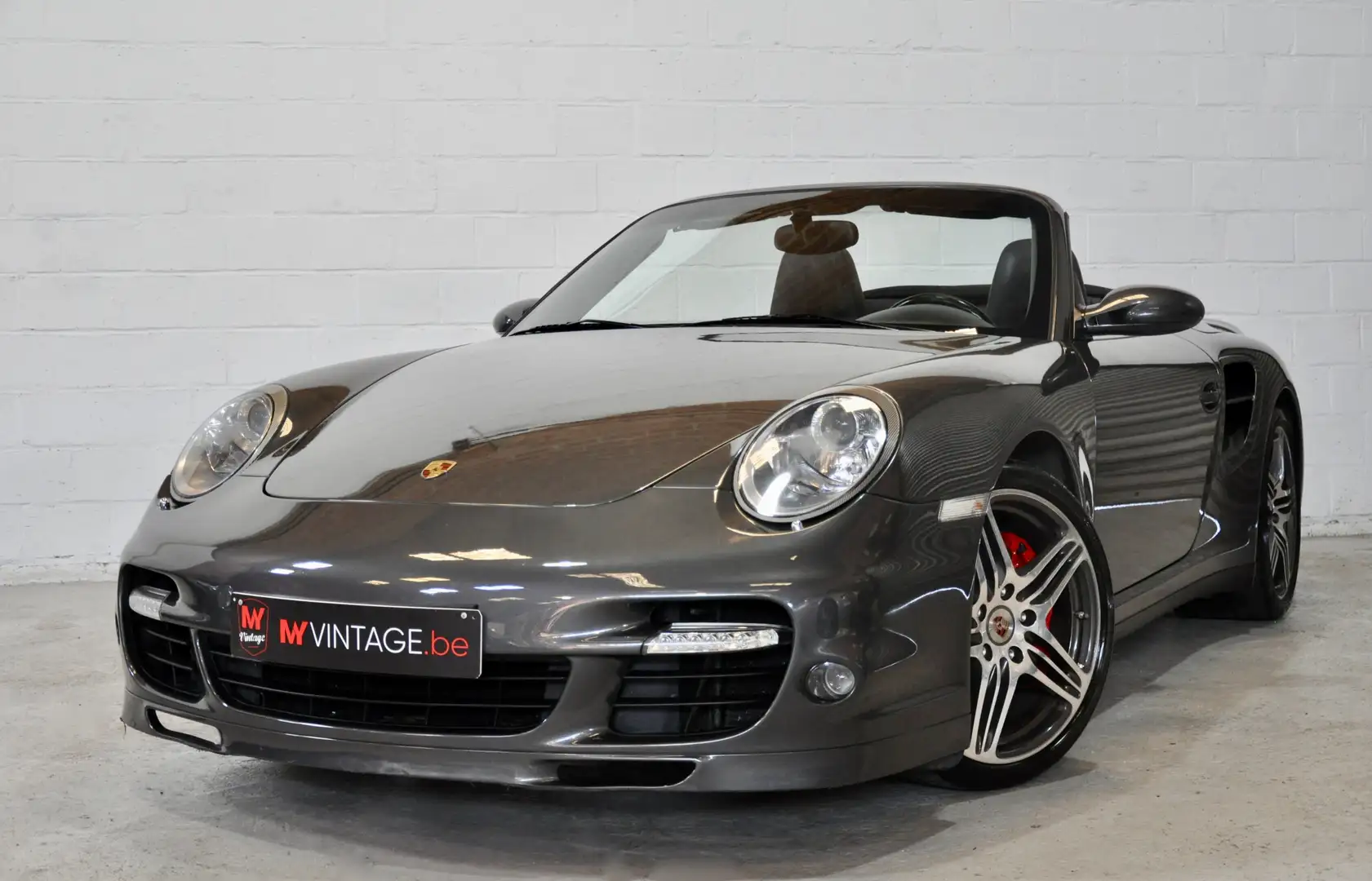 Porsche 911 997 Turbo 3.6 Cabriolet ** BOITE MANUELLE ** Gris - 1